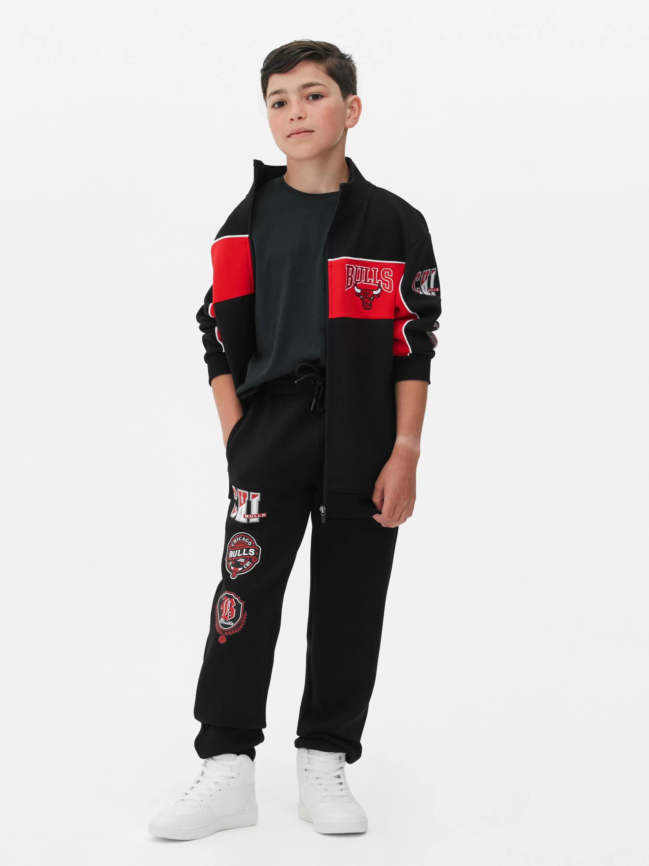 Clearance Primark Bas De Jogging à Cordon De Serrage NBA Chicago Bulls Noir