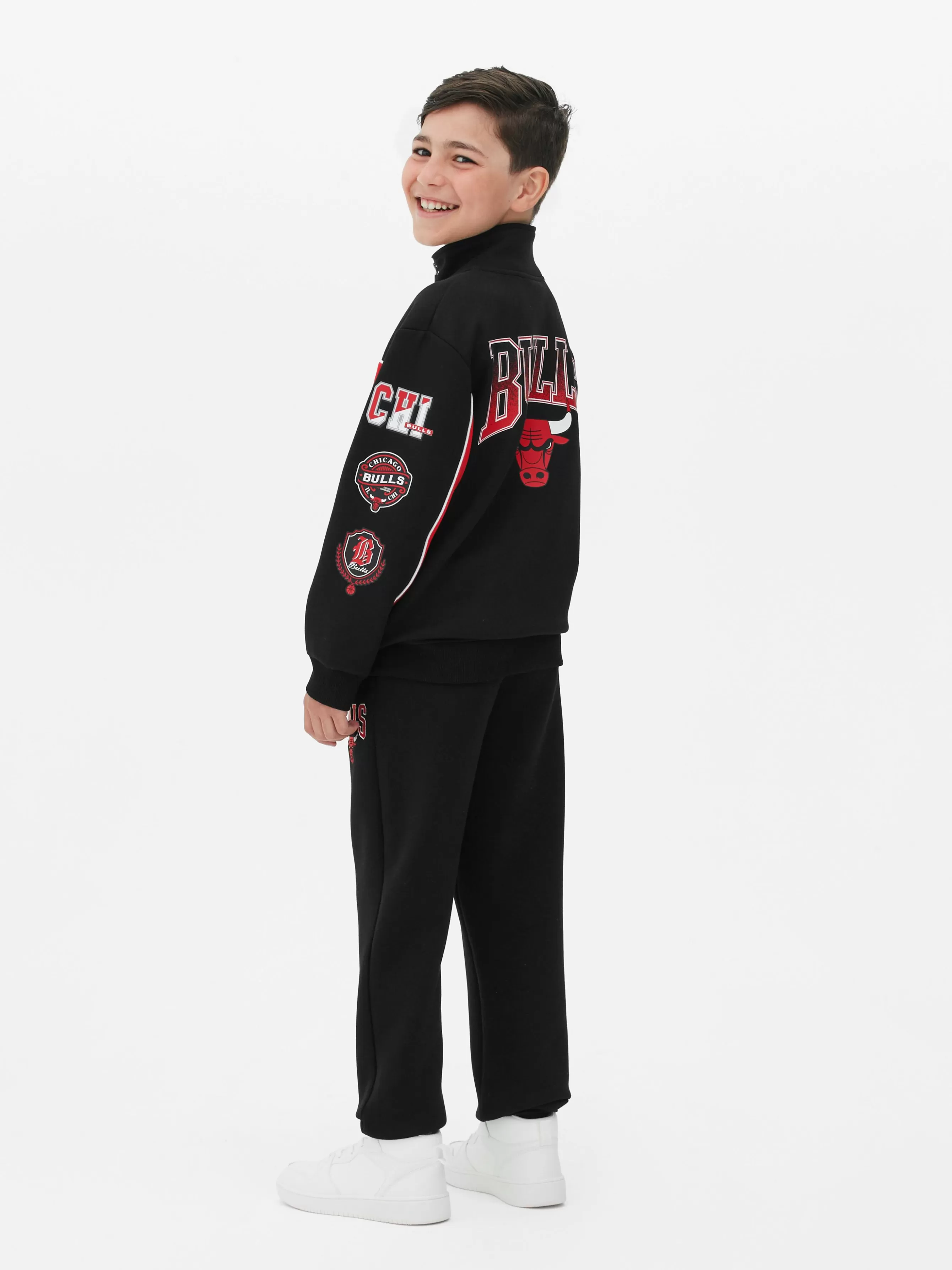 Clearance Primark Bas De Jogging à Cordon De Serrage NBA Chicago Bulls Noir