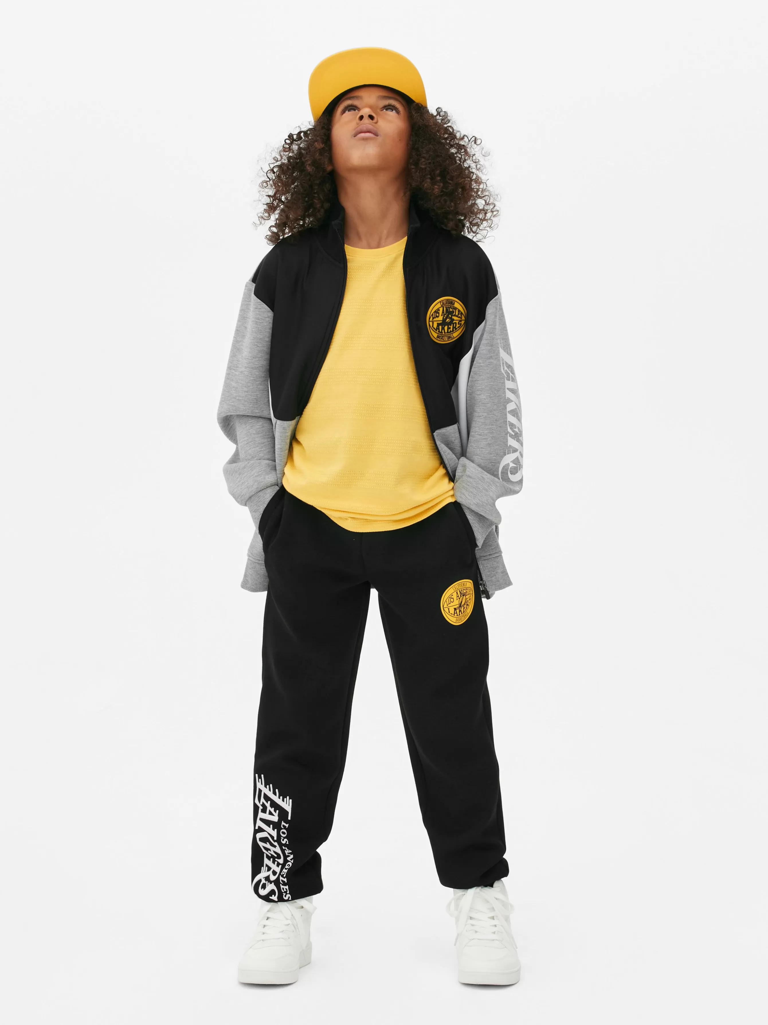 Outlet Primark Bas De Jogging à Cordon NBA Los Angeles Lakers Noir