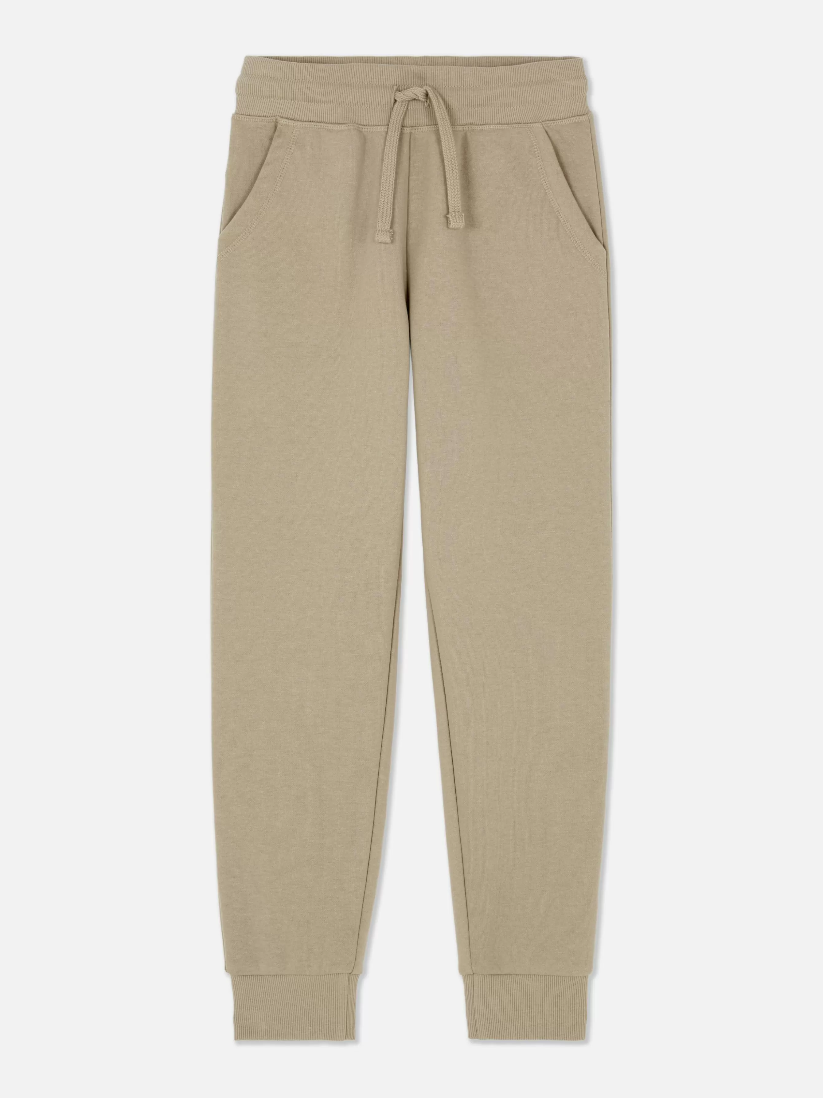 Best Primark Bas De Jogging à Revers Et Cordon De Serrage Grège