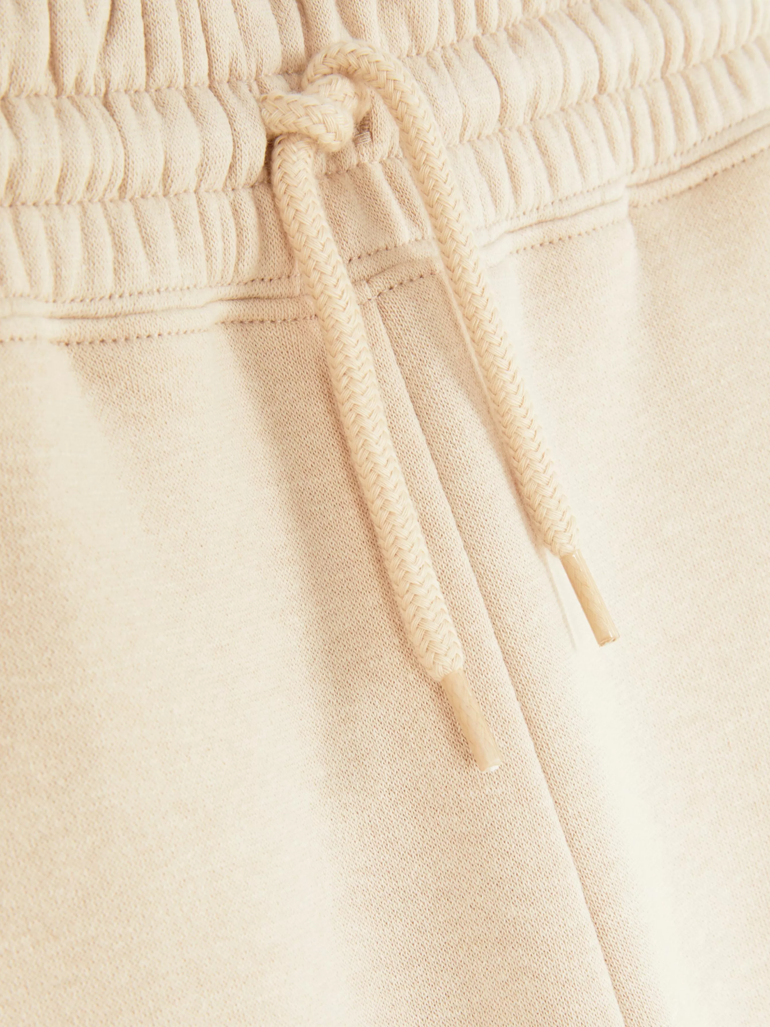 Best Sale Primark Bas De Jogging à Revers Et Cordon De Serrage Grège
