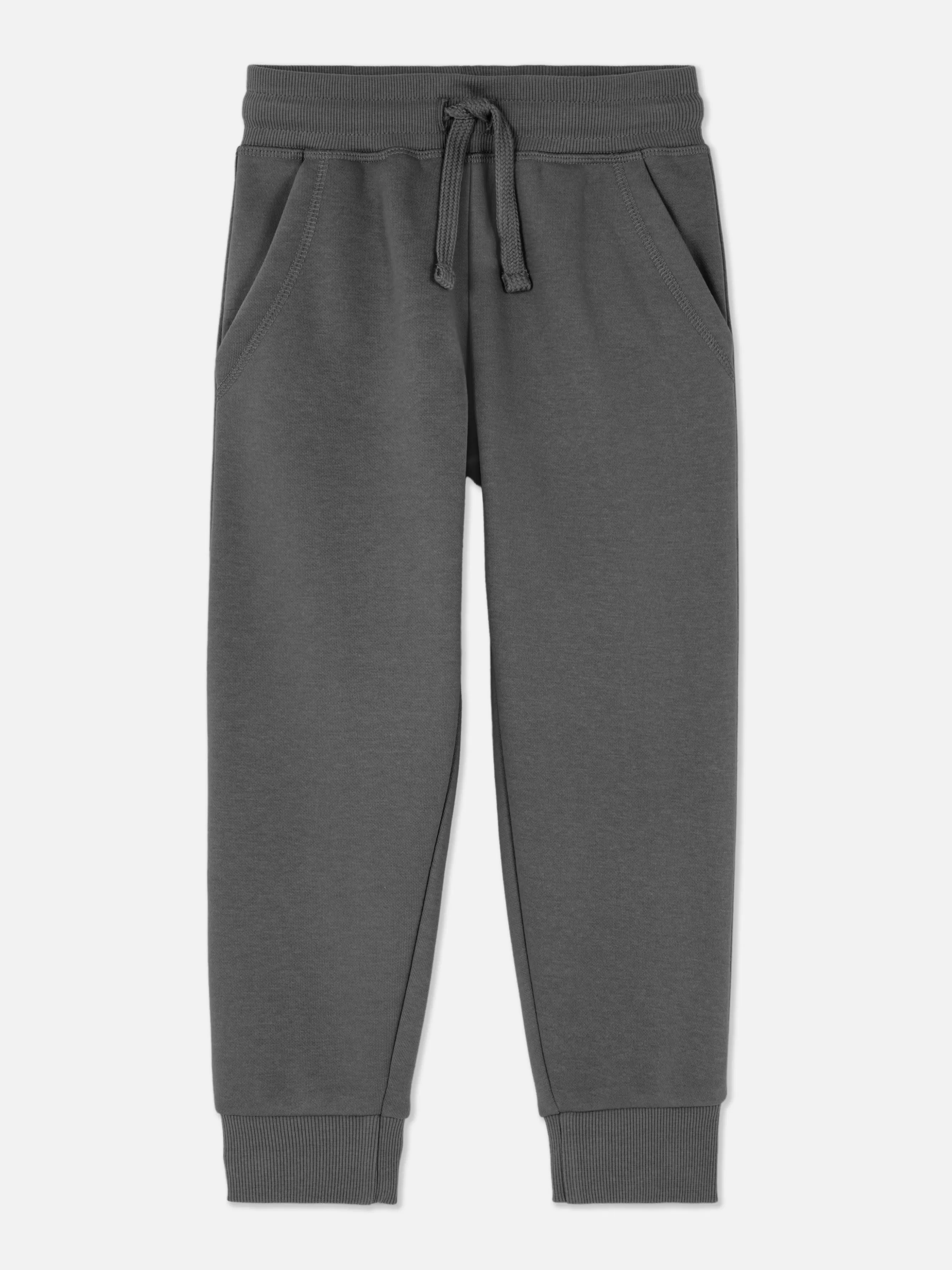 Best Sale Primark Bas De Jogging à Revers Et Cordon De Serrage Anthracite