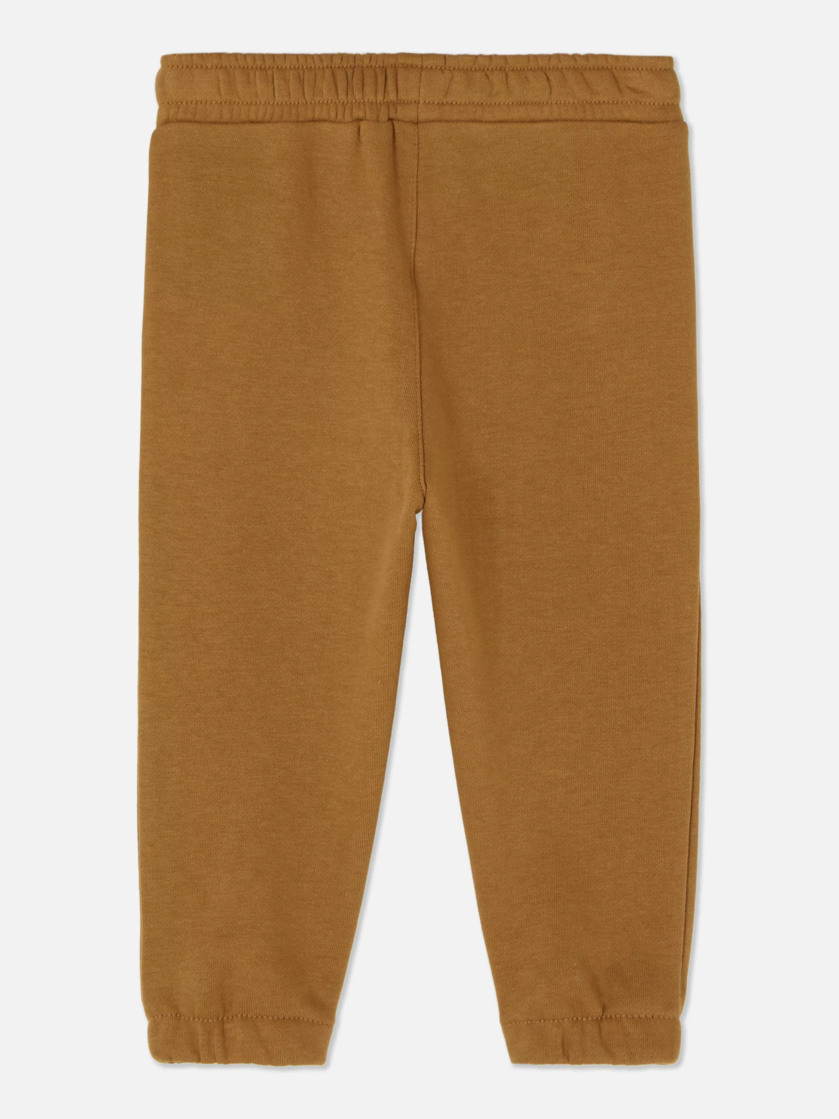 Shop Primark Bas De Jogging à Revers Et Cordon De Serrage Jaune moutarde