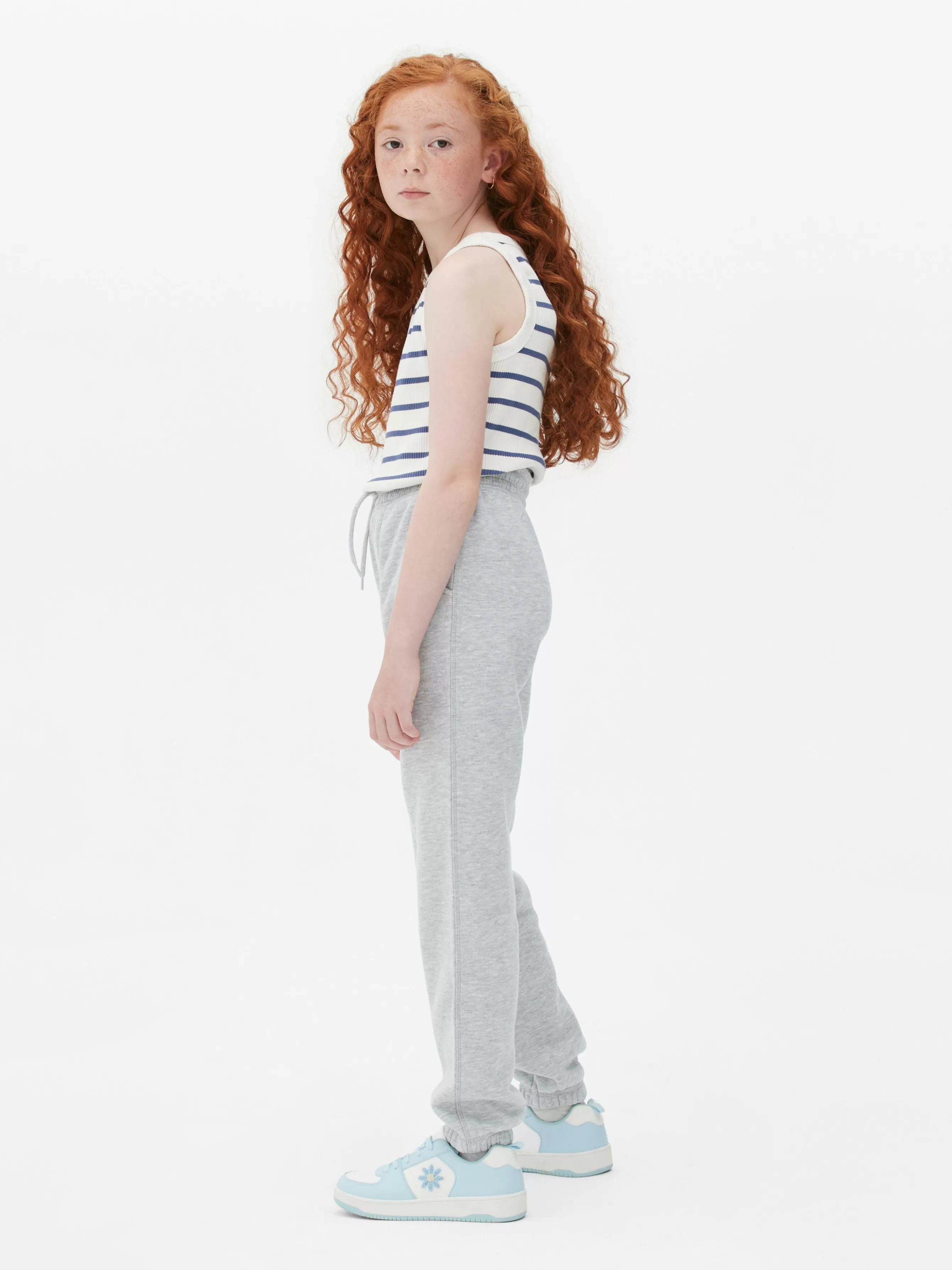 Cheap Primark Bas De Jogging à Revers Et Cordon De Serrage Ado Gris