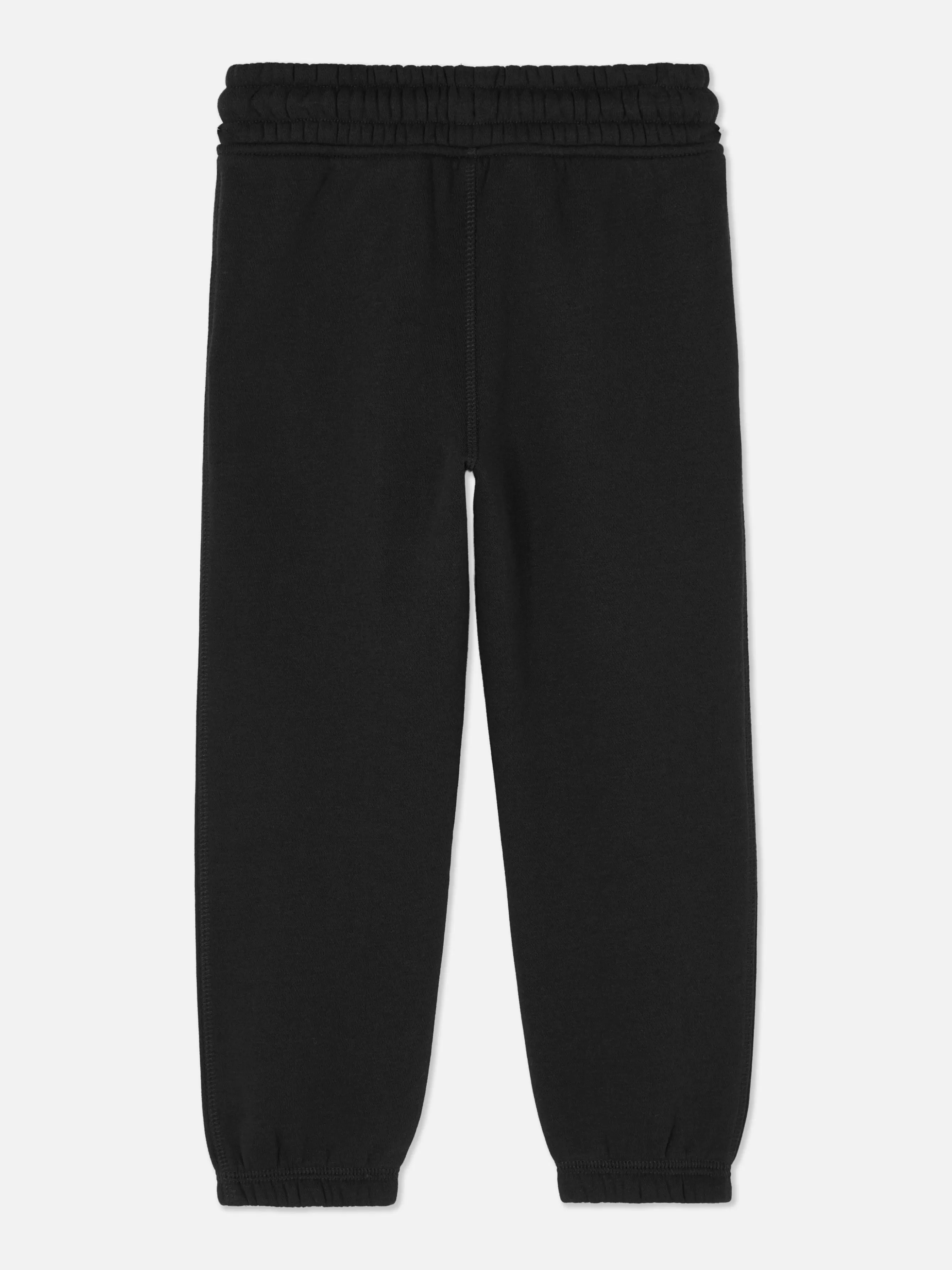 New Primark Bas De Jogging à Revers Et Cordon De Serrage Garçon Noir