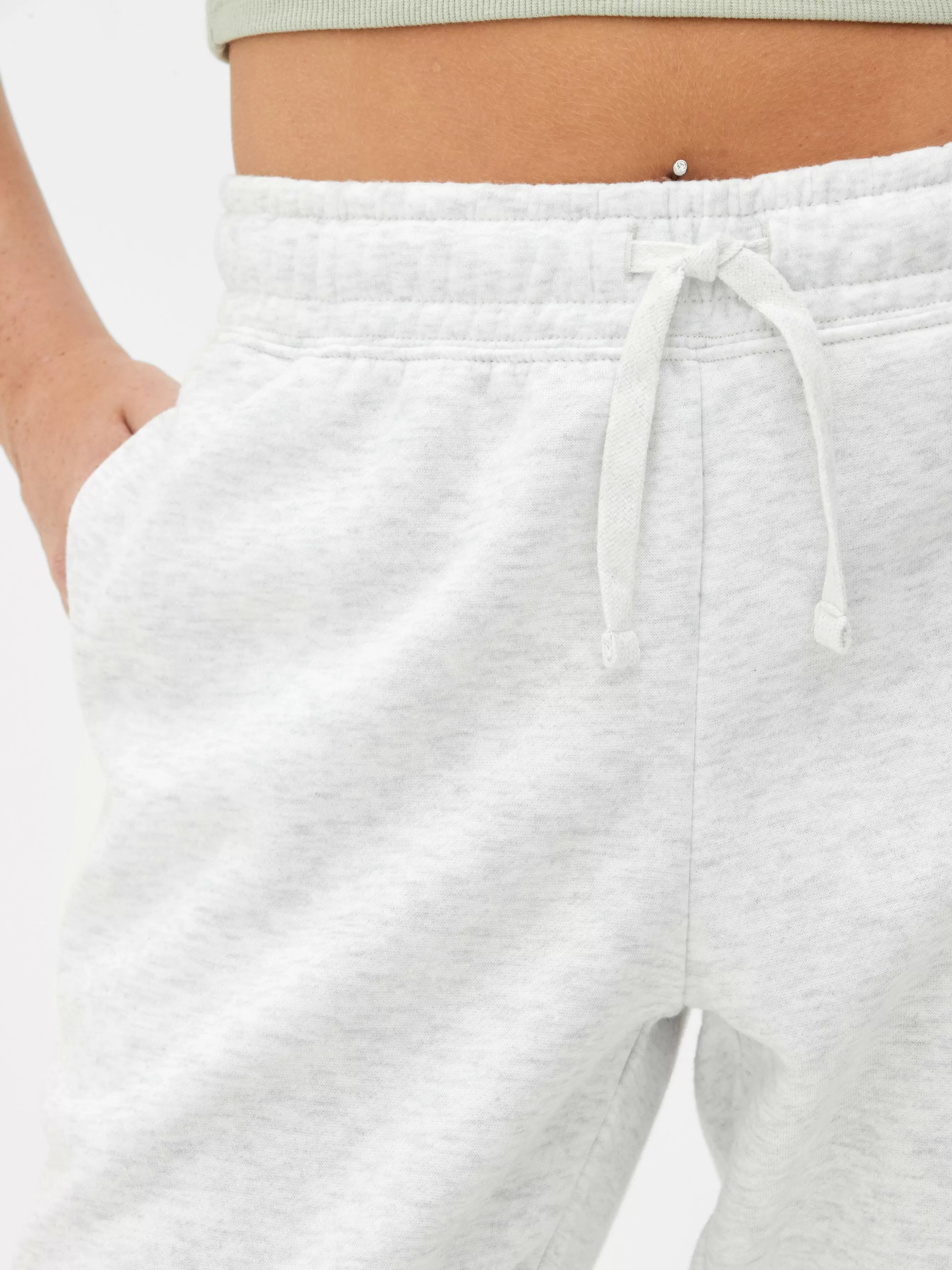 Store Primark Bas De Jogging Classique Avec Cordon De Serrage Gris chiné