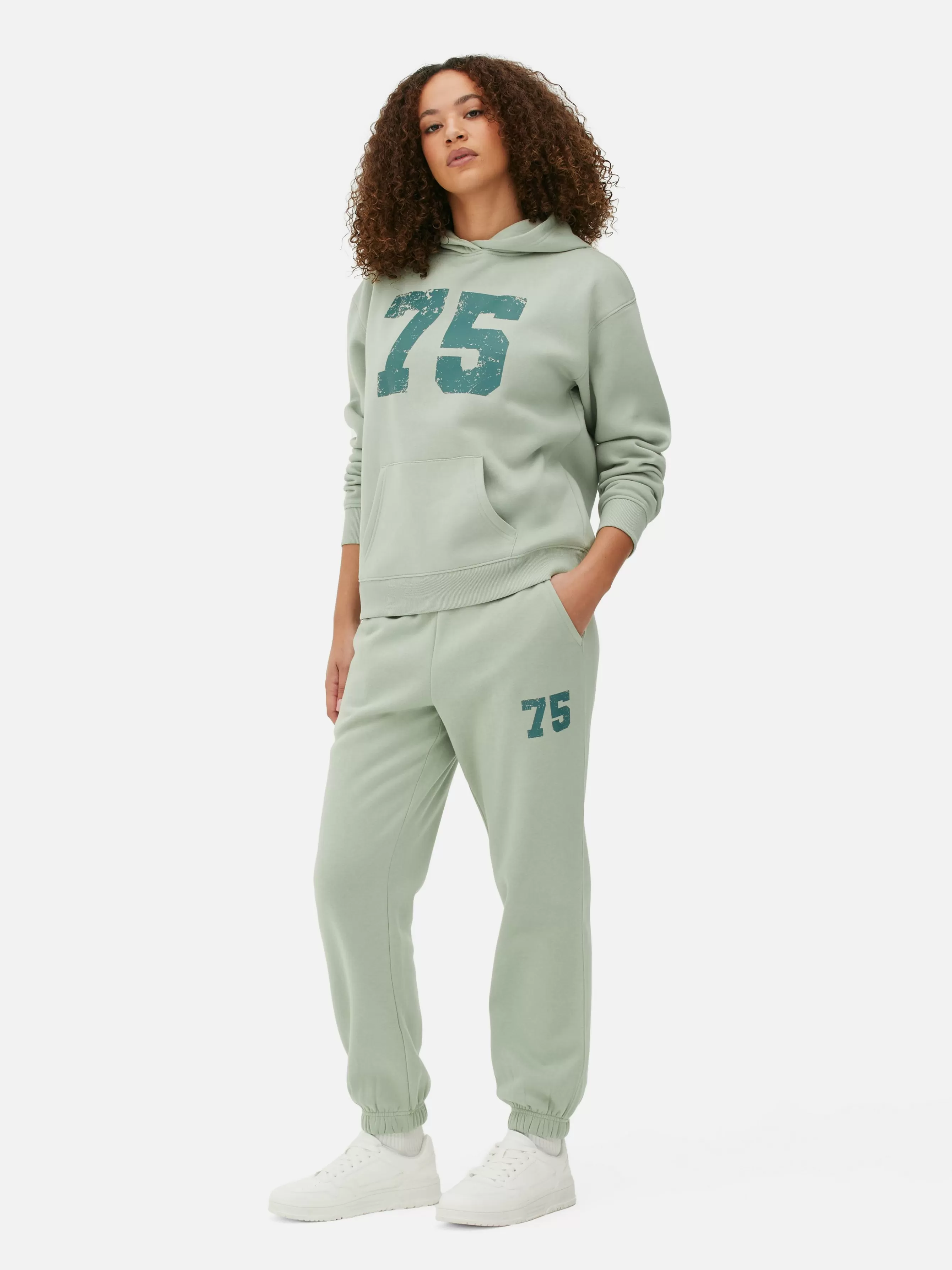 Online Primark Bas De Jogging Graphique Avec Cordon De Serrage à Coordonner Vert