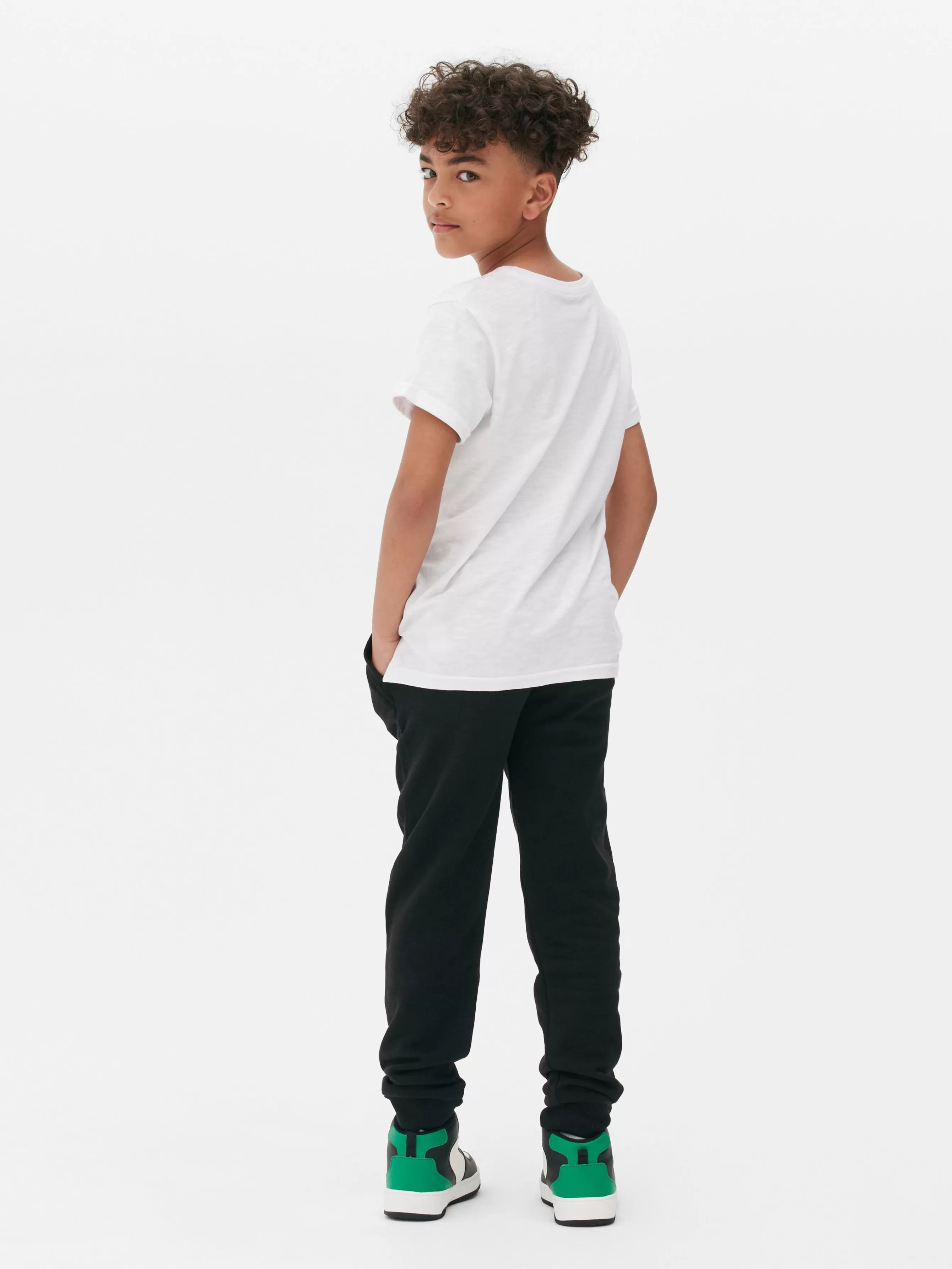 Cheap Primark Bas De Jogging élastiqué Avec Cordon De Serrage Noir