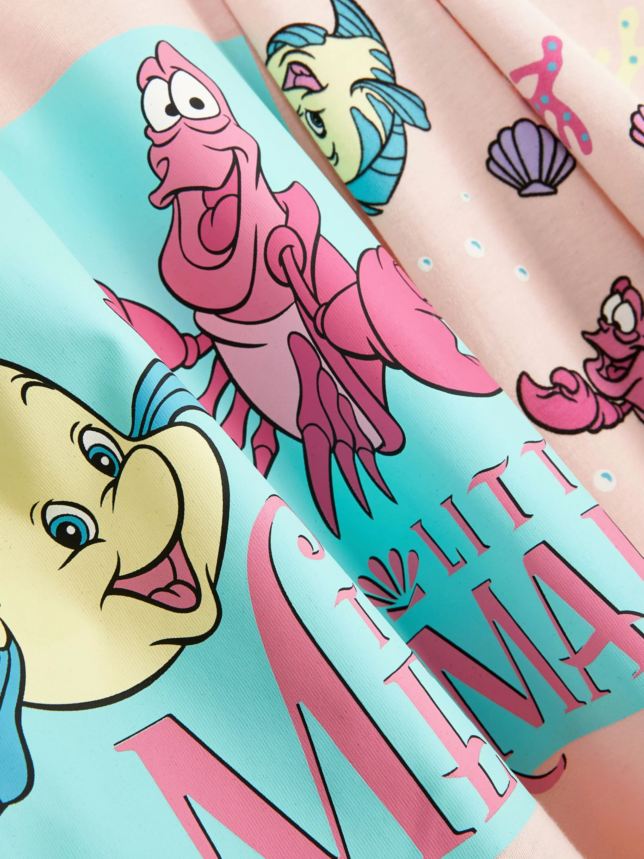 Shop Primark Bas De Pyjama Resserré à La Cheville Et T-shirt Graphique Disney Pêche