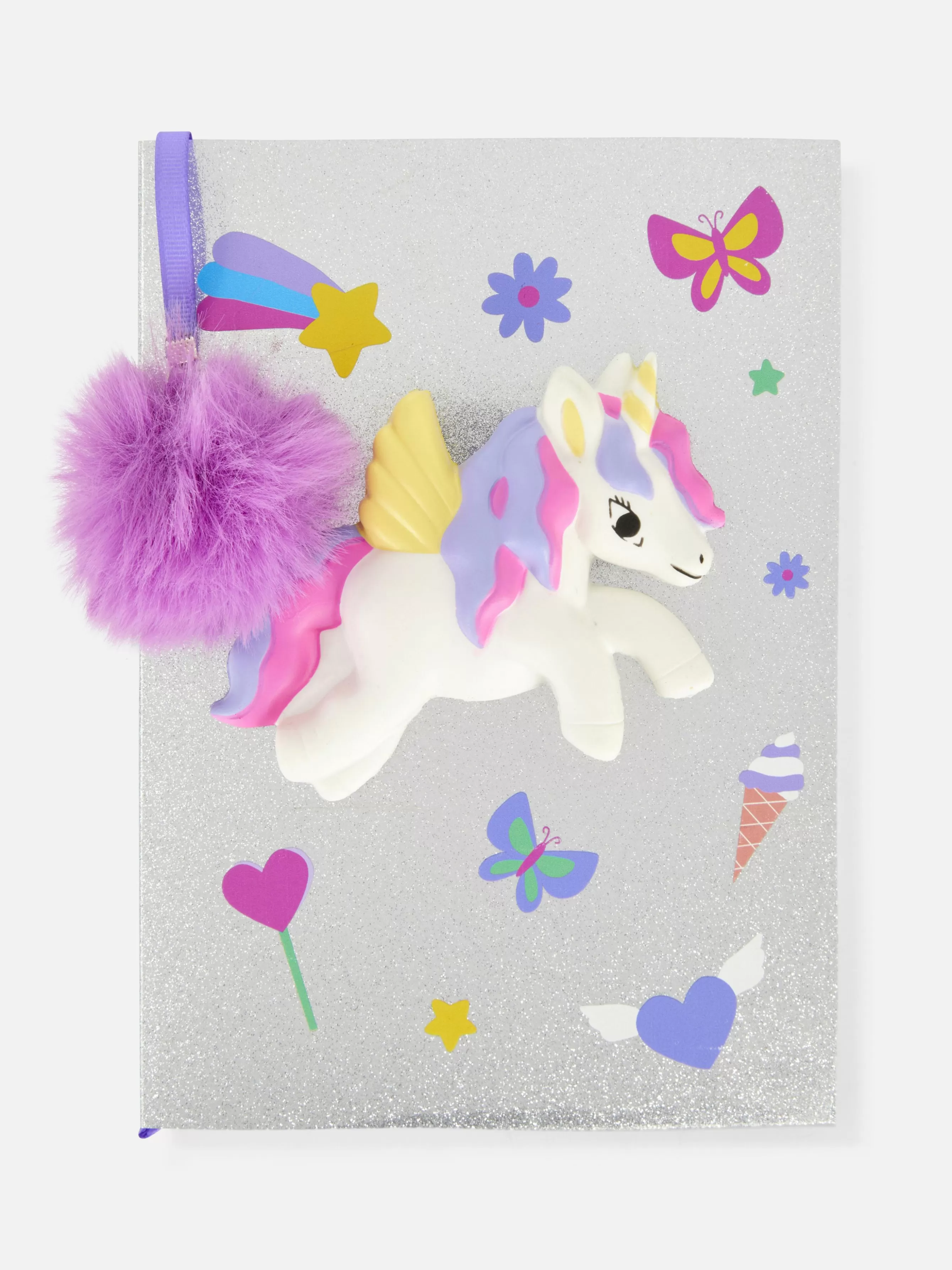 Store Primark Carnet A5 à Paillettes Et Motif Licorne En Relief Multicolore