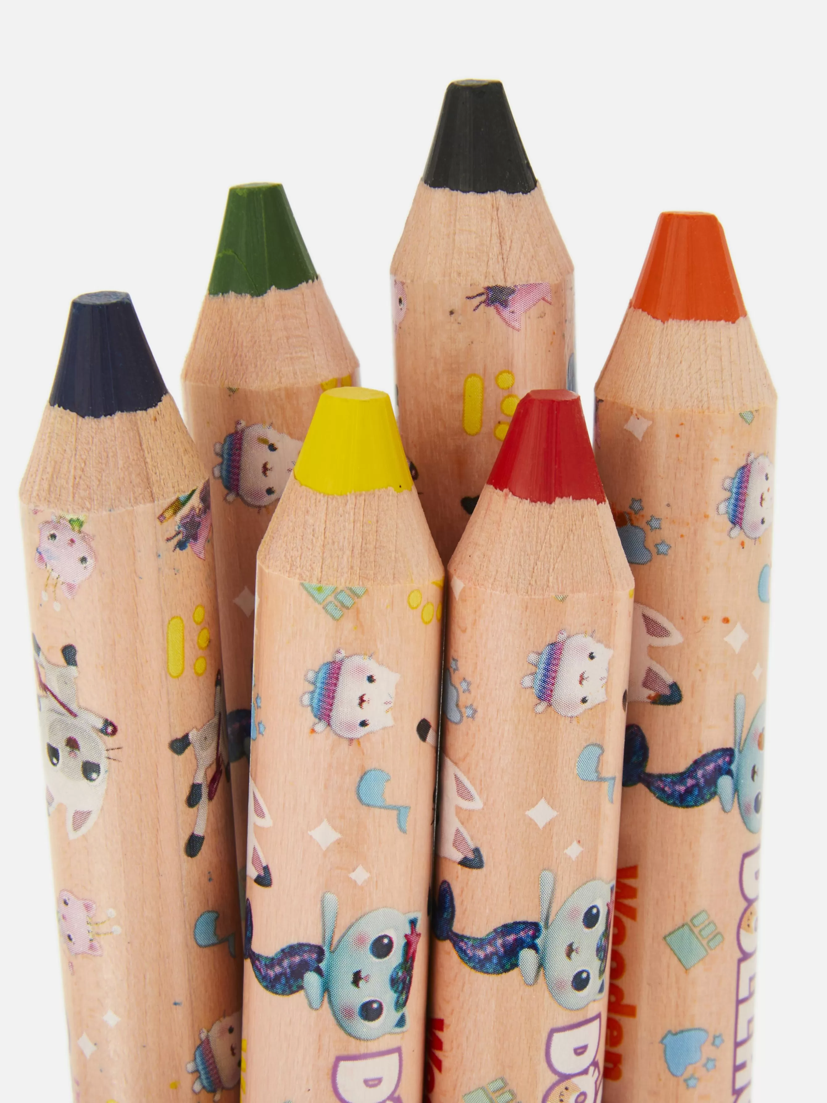 New Primark 6 Crayons à Coloriage Gabby Et La Maison Magique Bleu