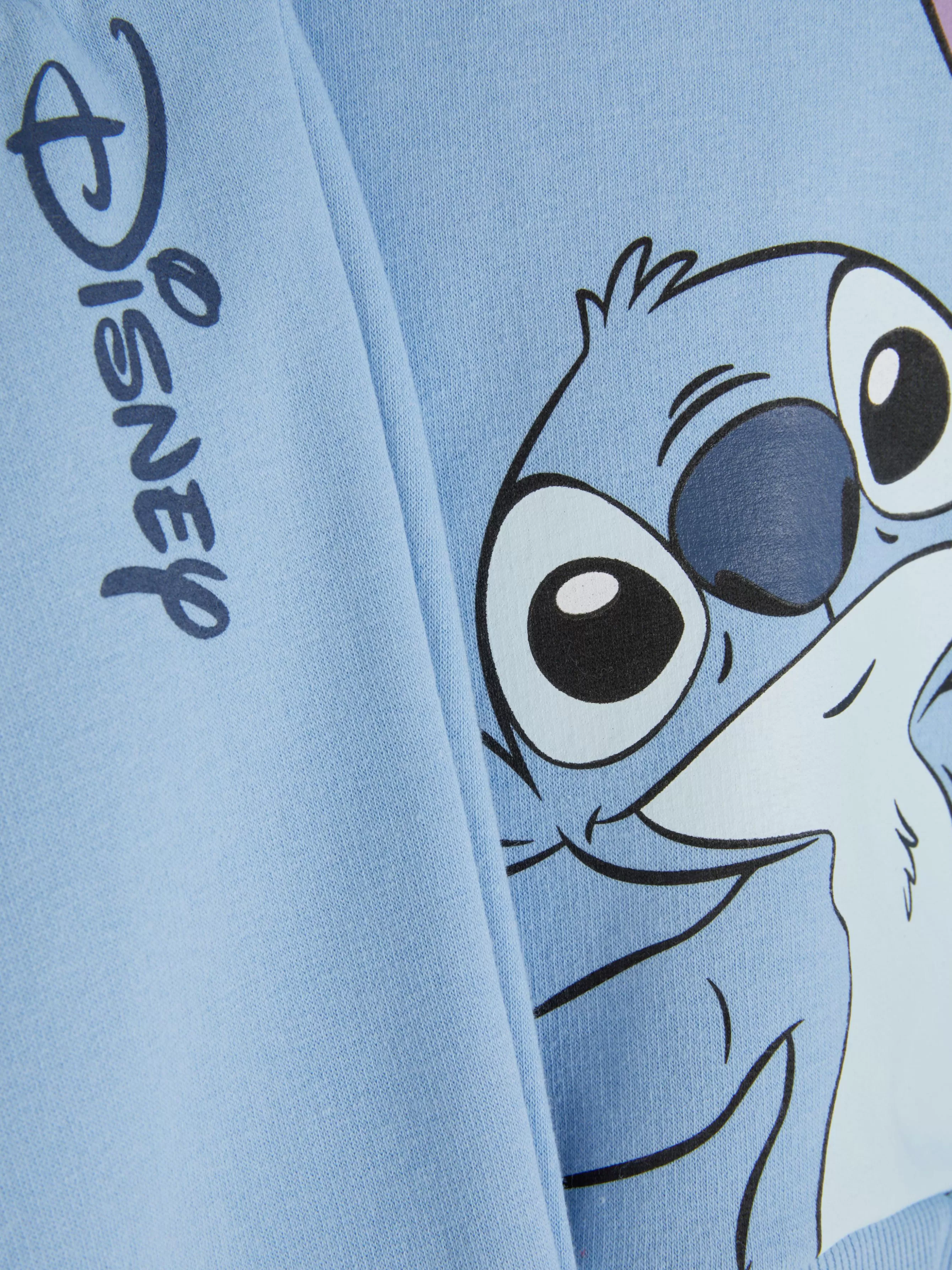 Outlet Primark Ensemble Coordonné Sweat à Capuche Et Bas De Jogging Disney Lilo & Stitch Bleu