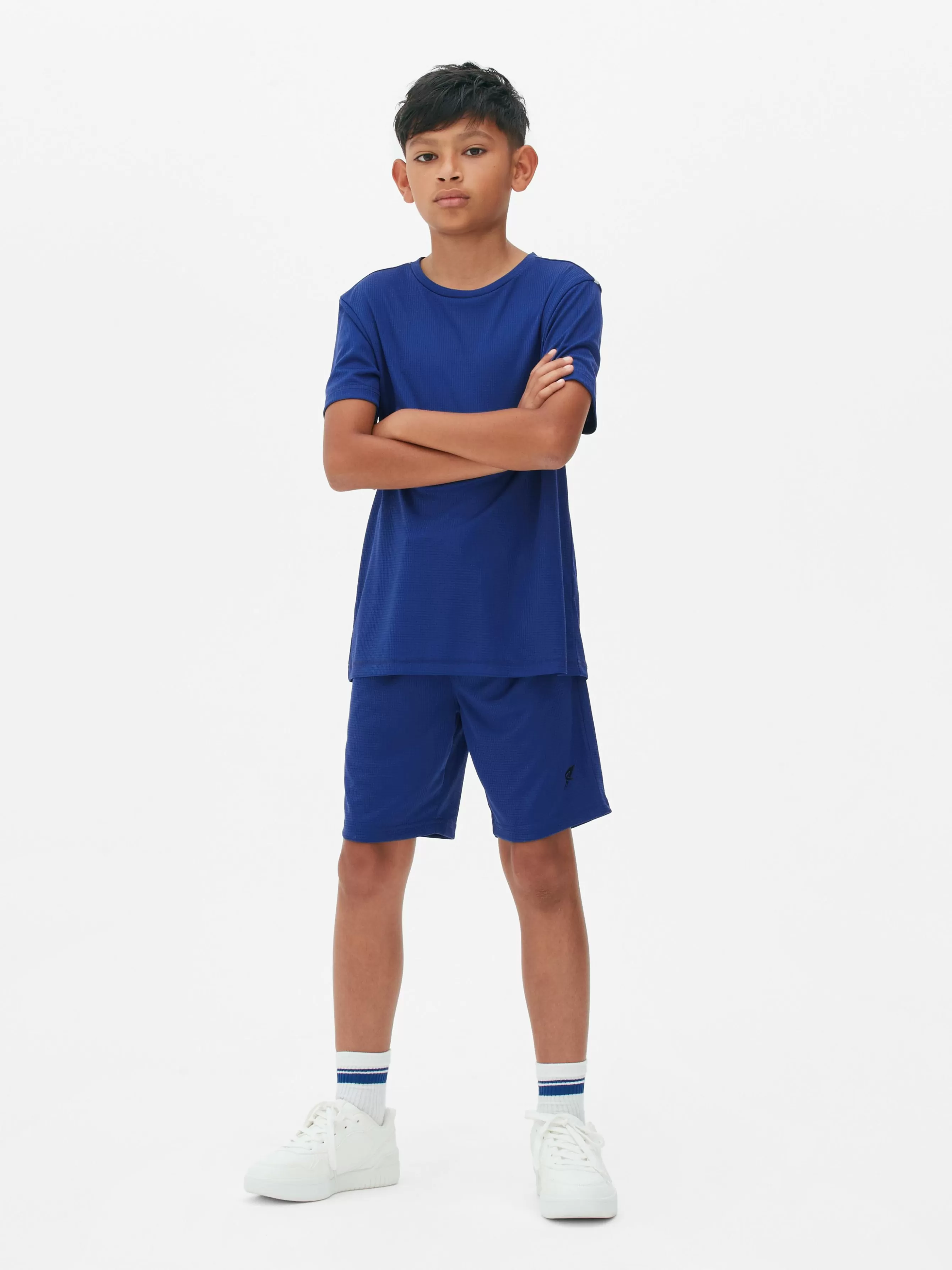 Cheap Primark Ensemble De Sport T-shirt Et Short Coordonné Bleu