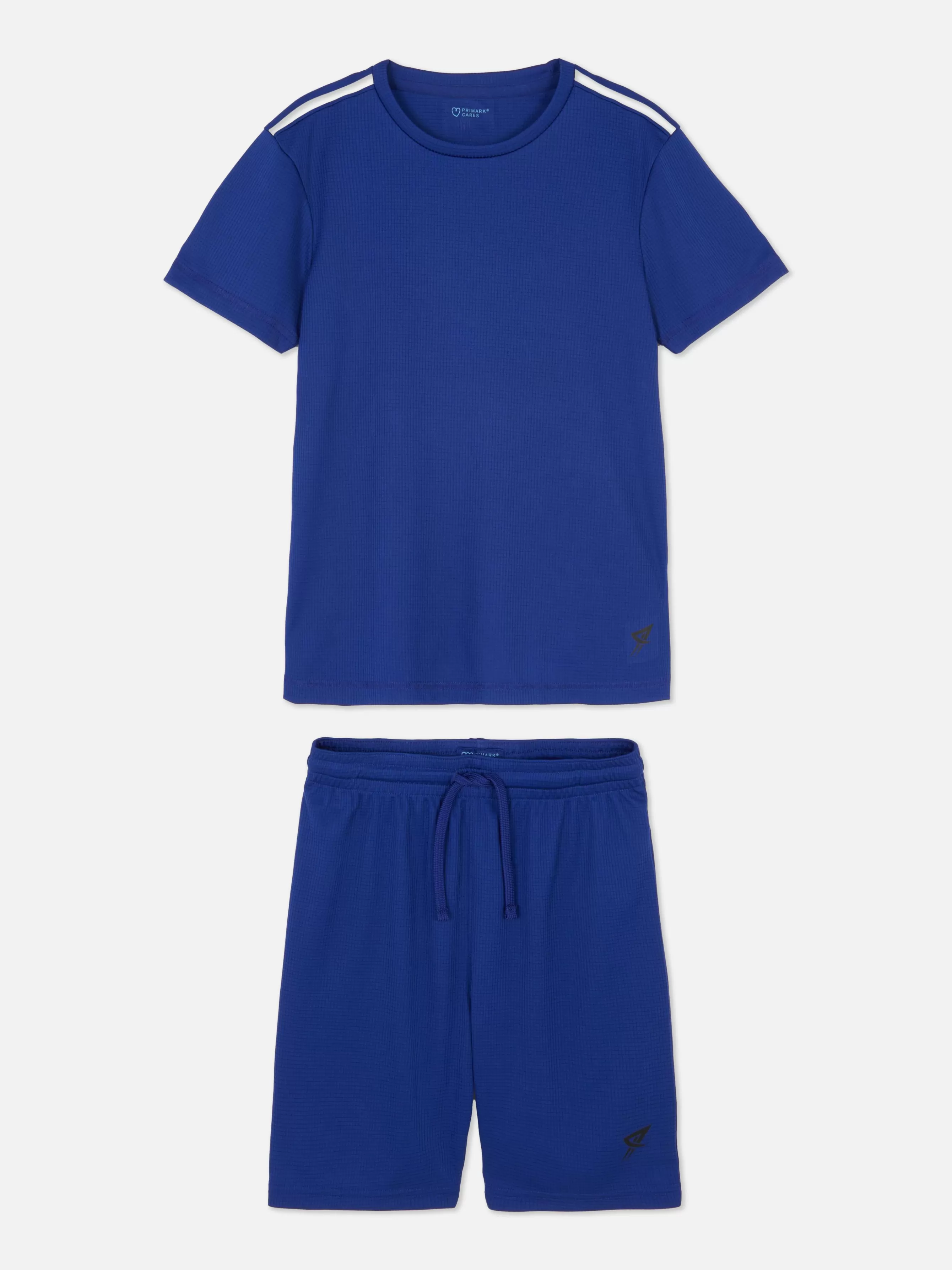 Cheap Primark Ensemble De Sport T-shirt Et Short Coordonné Bleu