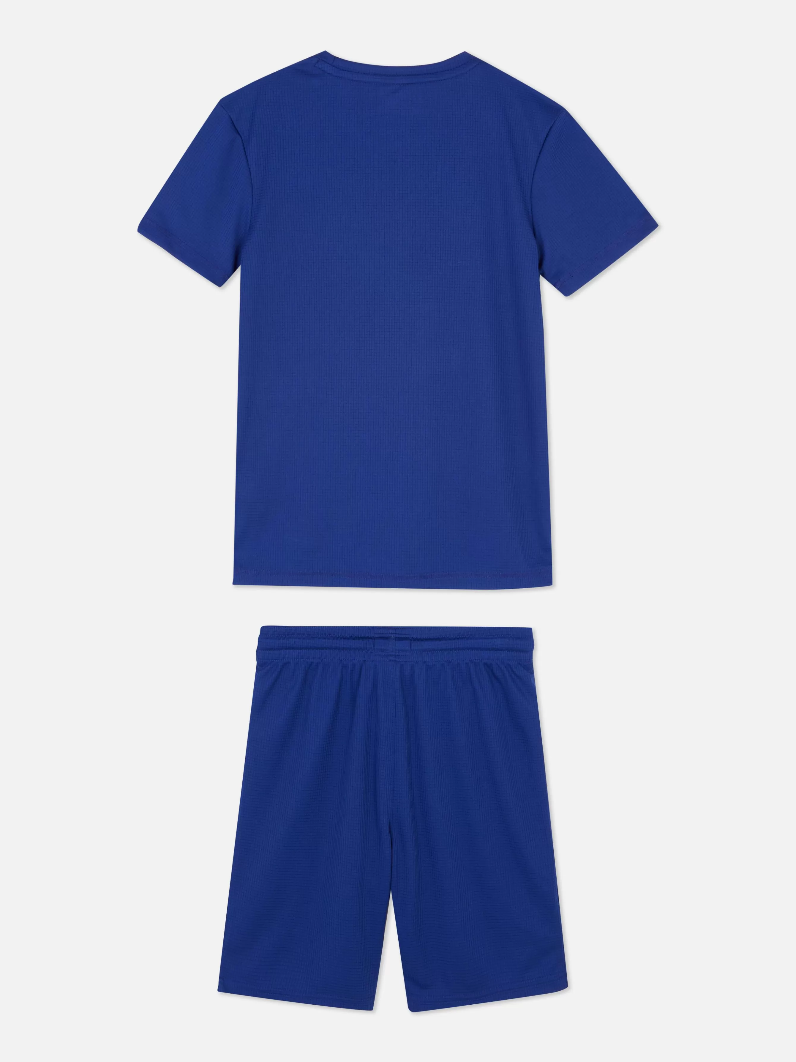Cheap Primark Ensemble De Sport T-shirt Et Short Coordonné Bleu
