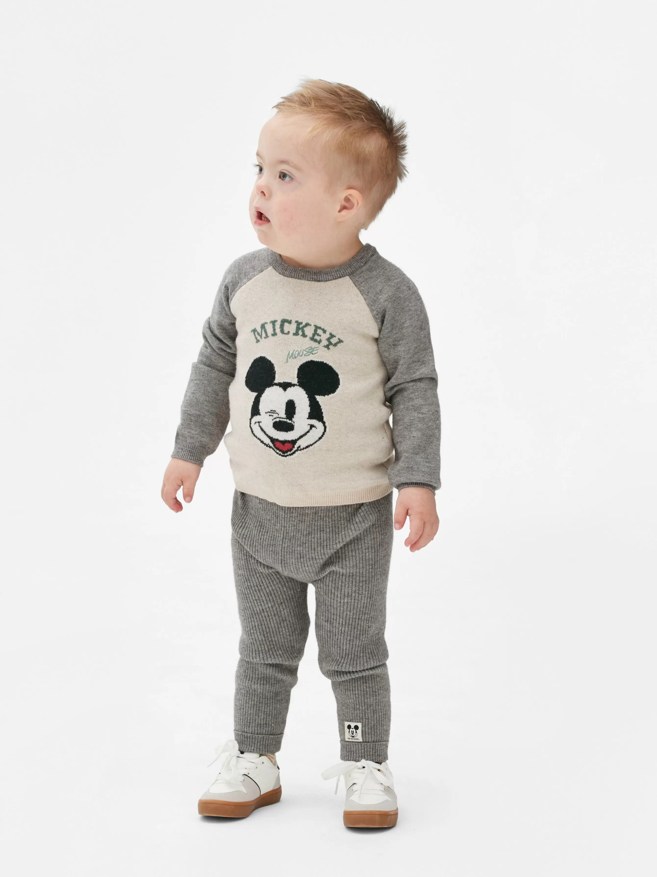 Online Primark Ensemble Pull Et Legging En Tricot à Coordonner Disney Mickey Mouse Gris