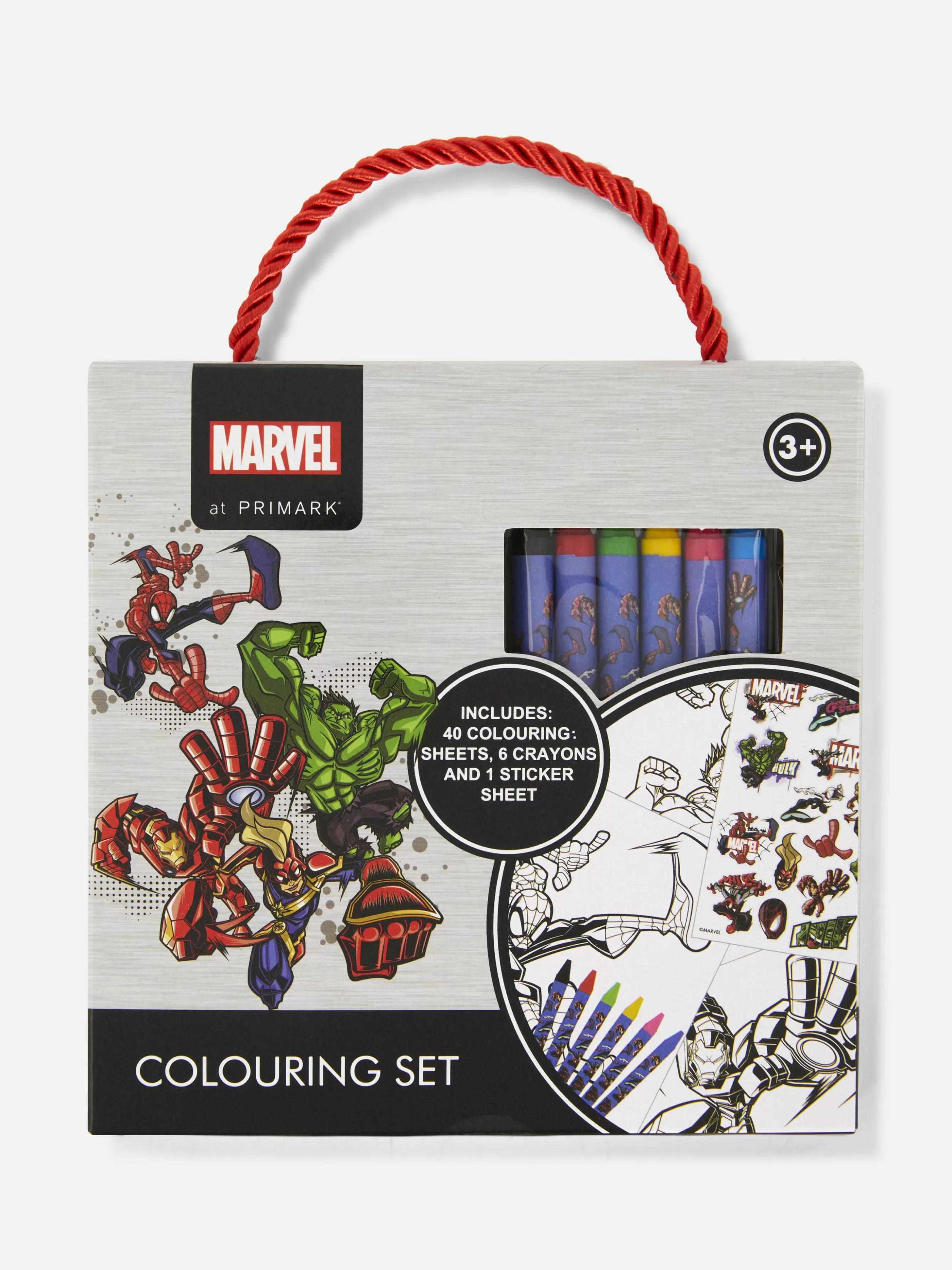 Store Primark Kit De Coloriage à Transporter Marvel Avengers Rouge