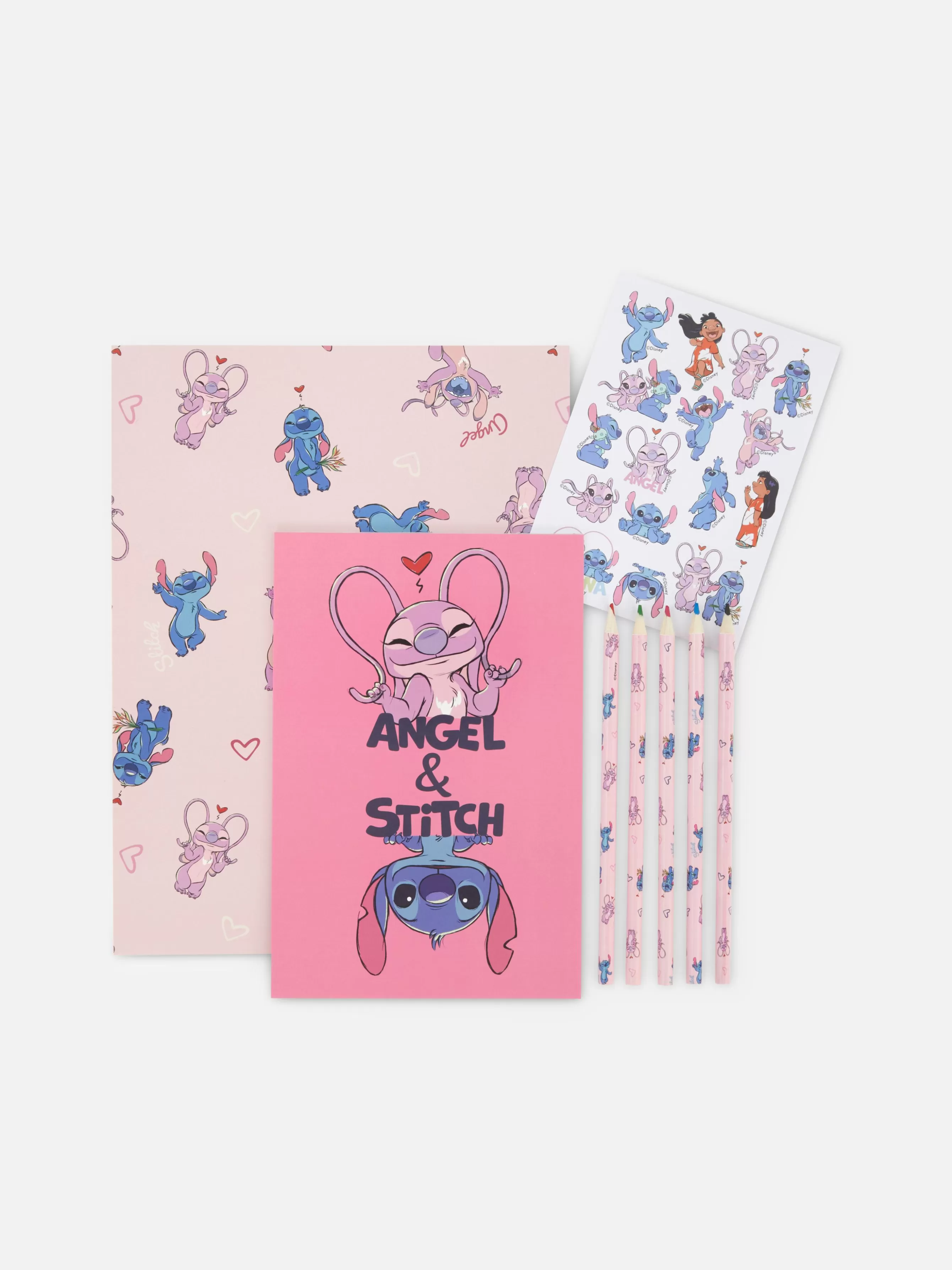 Store Primark Kit De Coloriage Disney Stitch Et Angel Bleu