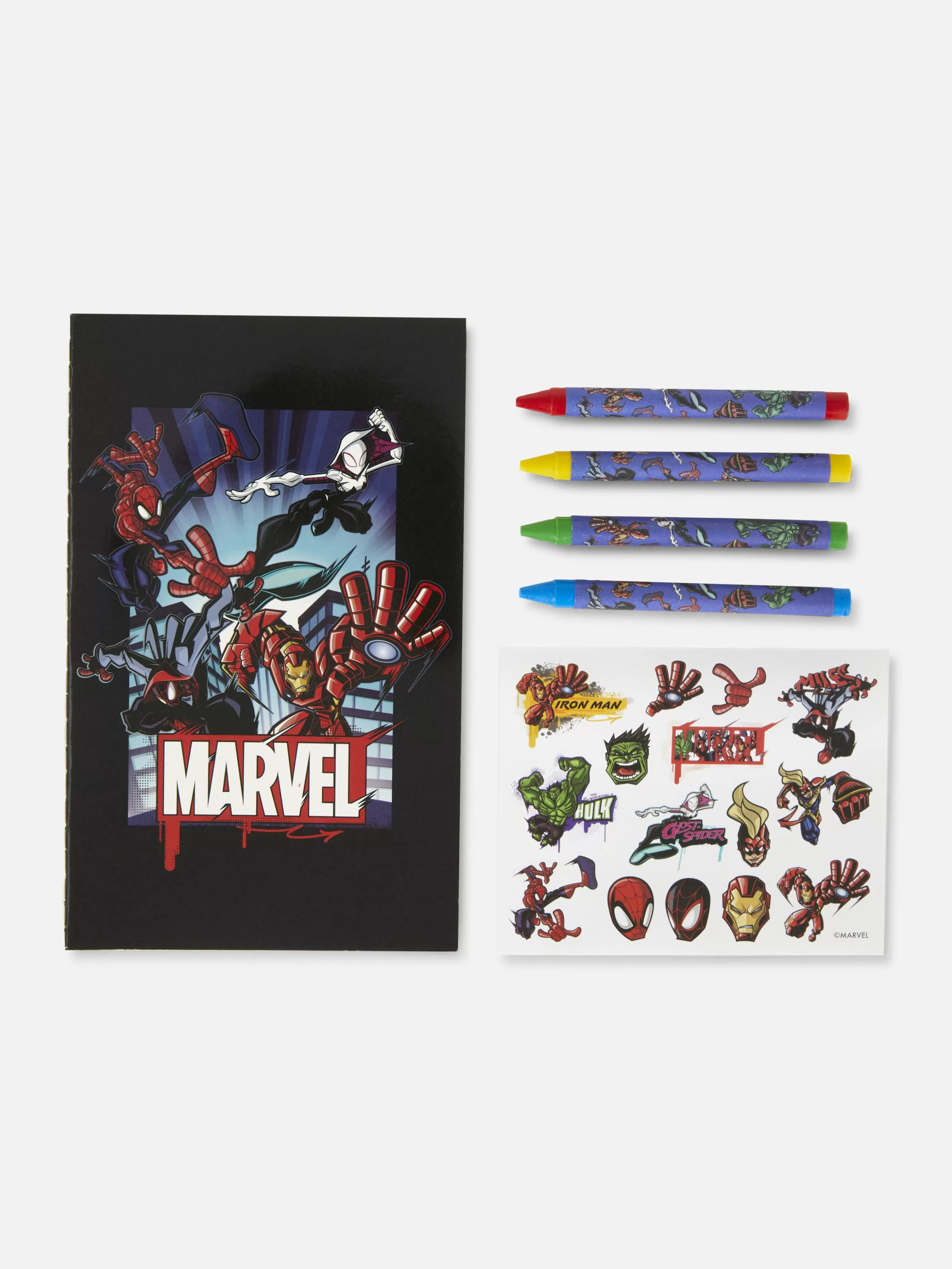 Fashion Primark Kit De Coloriage Marvel Avengers Noir