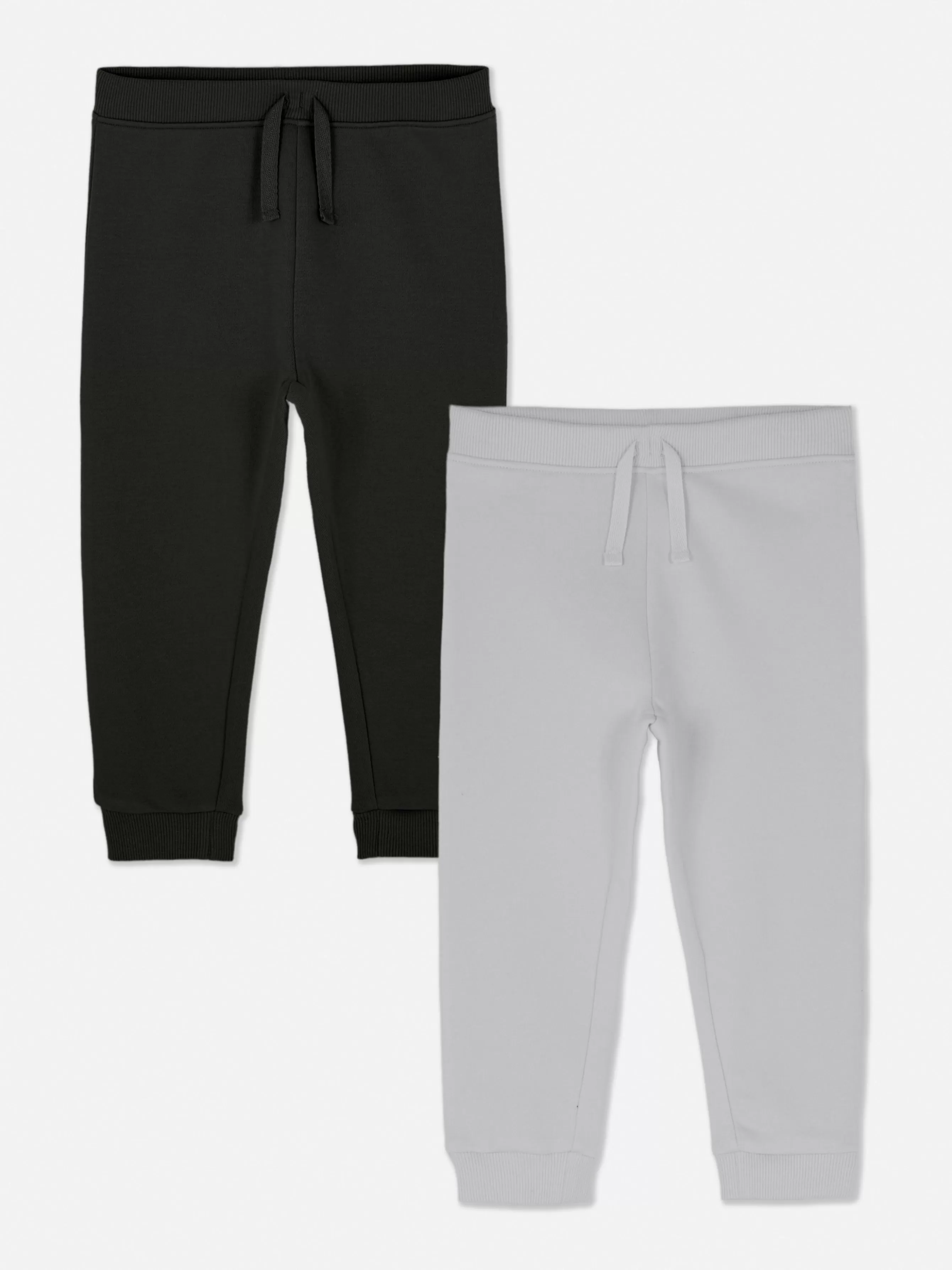 Online Primark Lot De 2 Bas De Jogging à Revers Avec Cordon De Serrage Noir