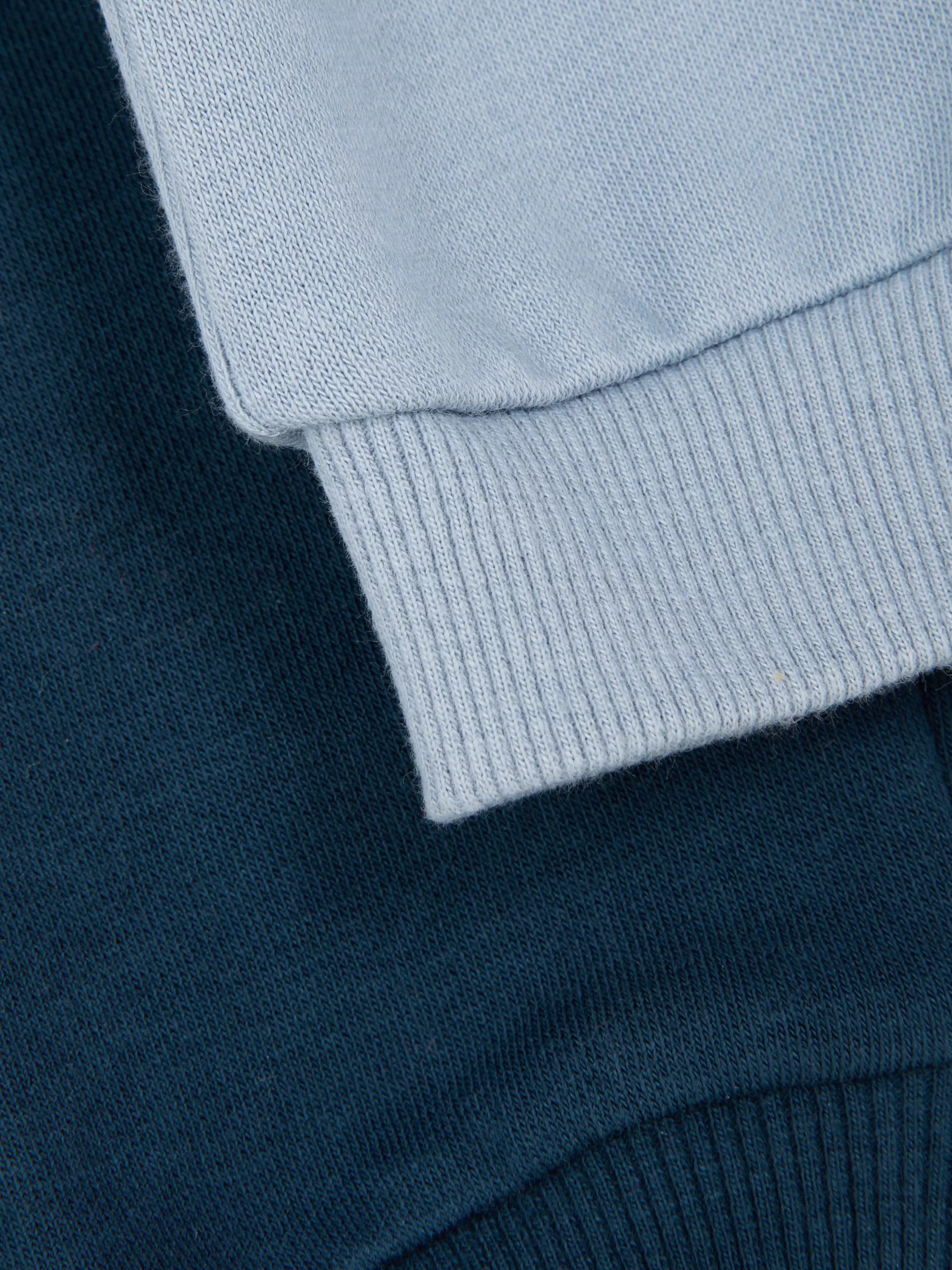 Store Primark Lot De 2 Bas De Jogging à Revers Avec Cordon De Serrage Bleu