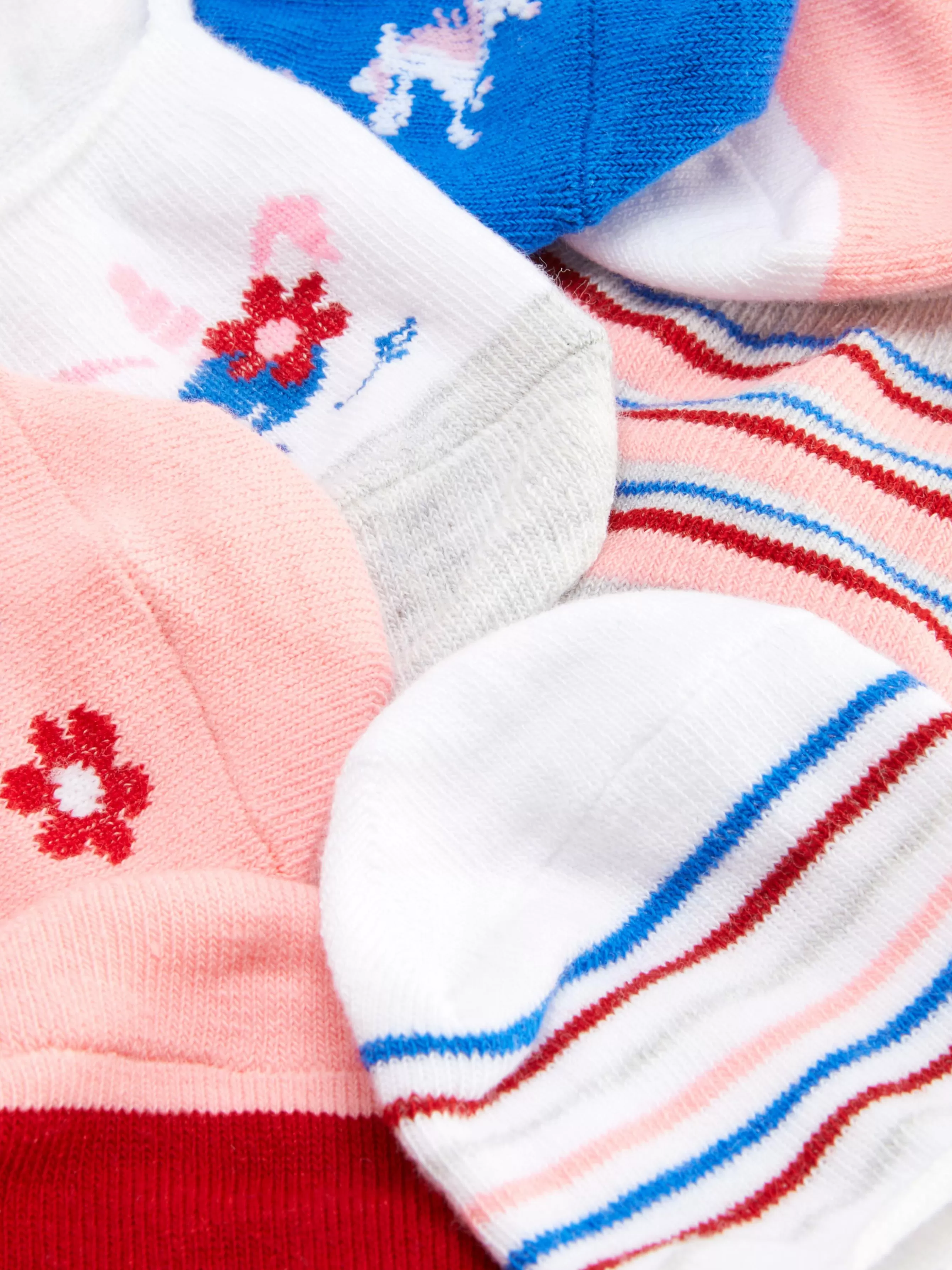 Cheap Primark Lot De 7 Paires De Chaussettes Pour Baskets Licorne Multicolore