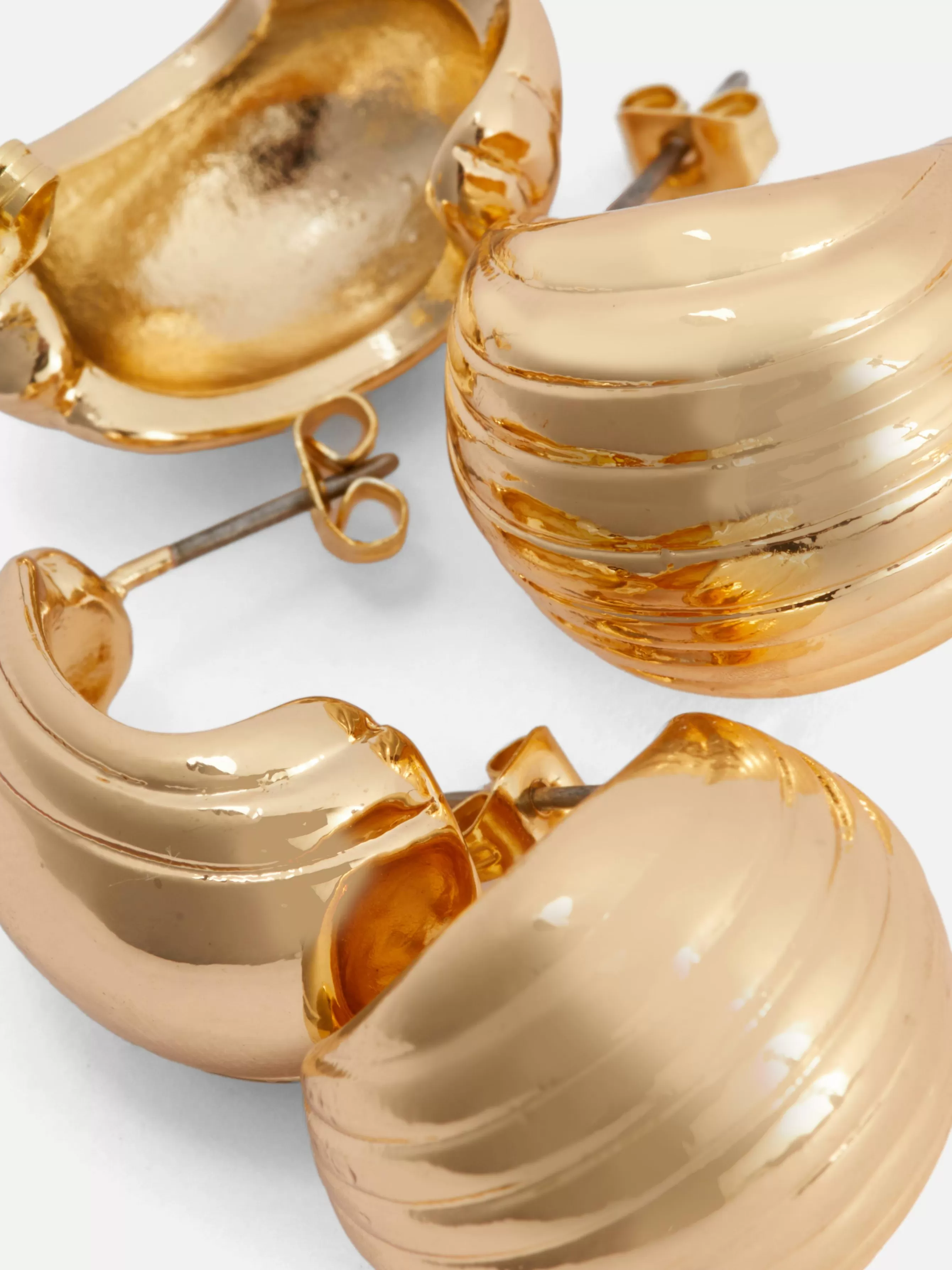 Cheap Primark Lot De 2 Paires De Créoles à Coquillages Rita Ora Jaune