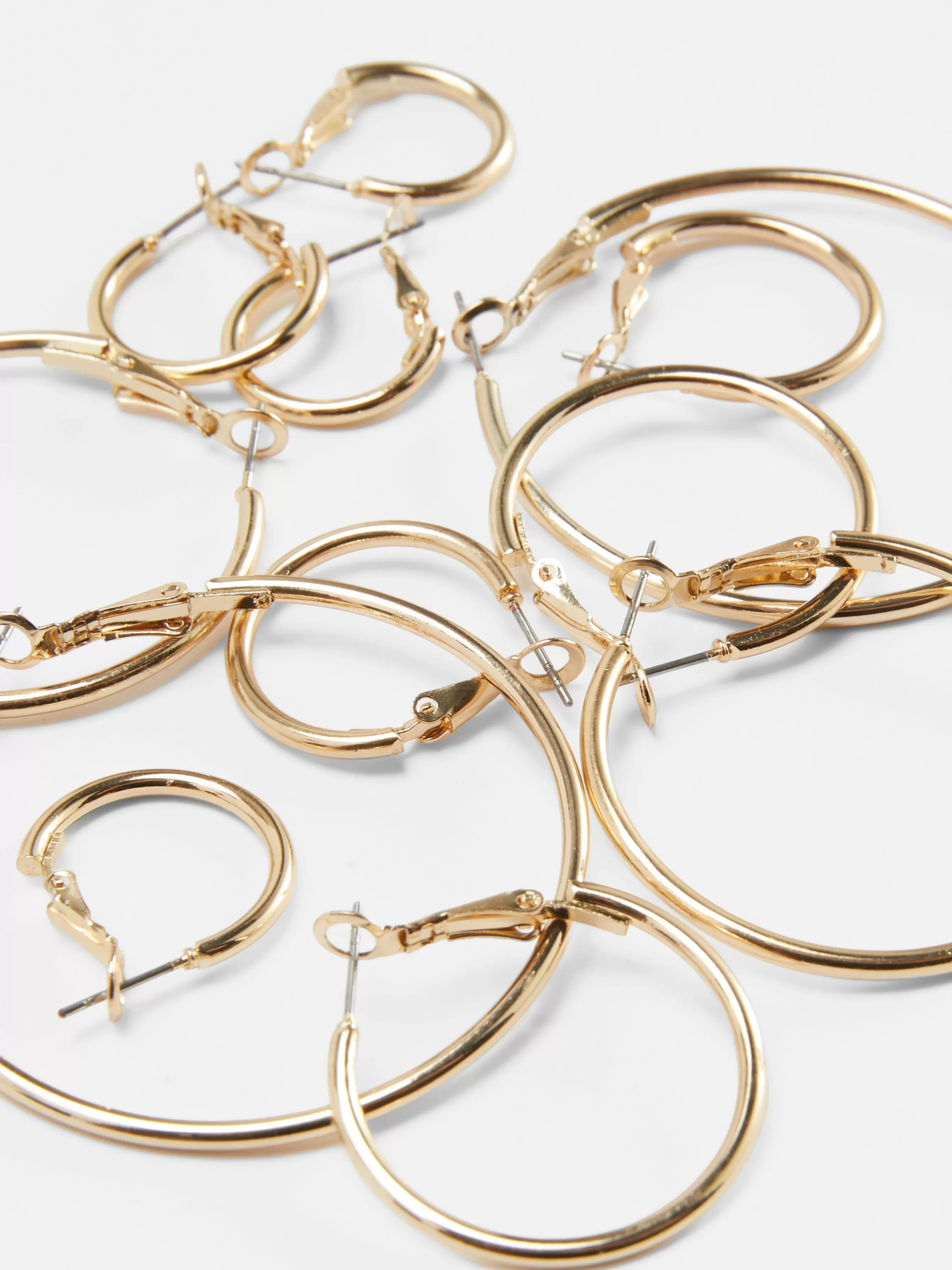 Flash Sale Primark Lot De 6 Paires De Créoles De Tailles Variées Jaune