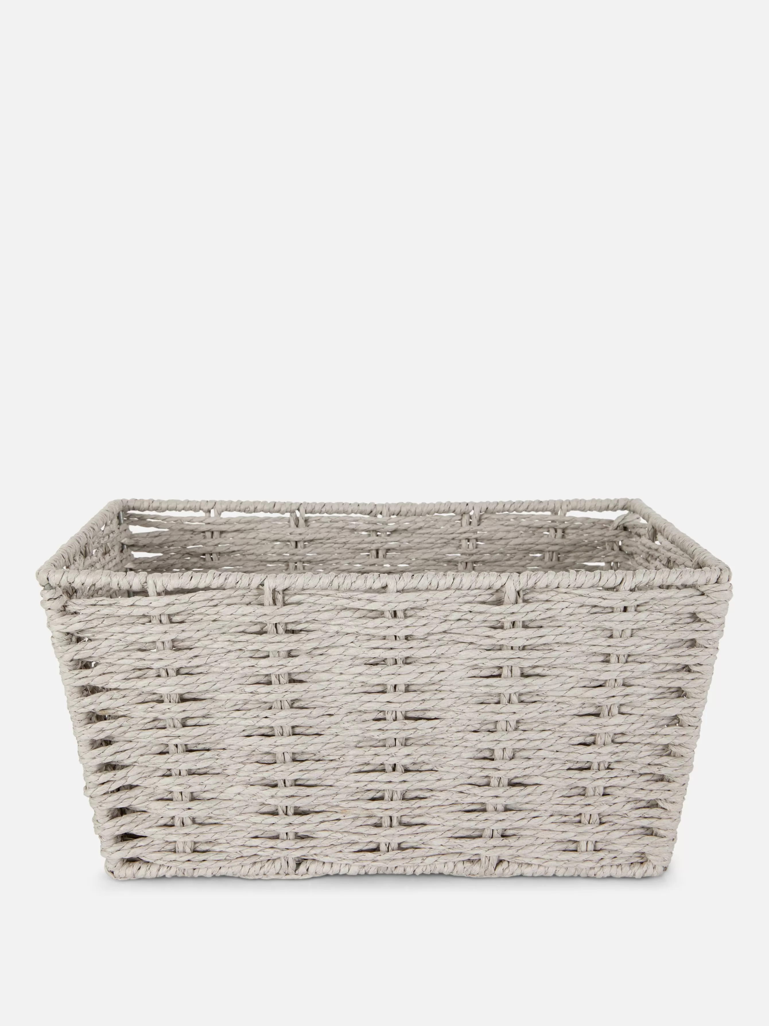 Cheap Primark Panier De Rangement En Corde De Papier Gris