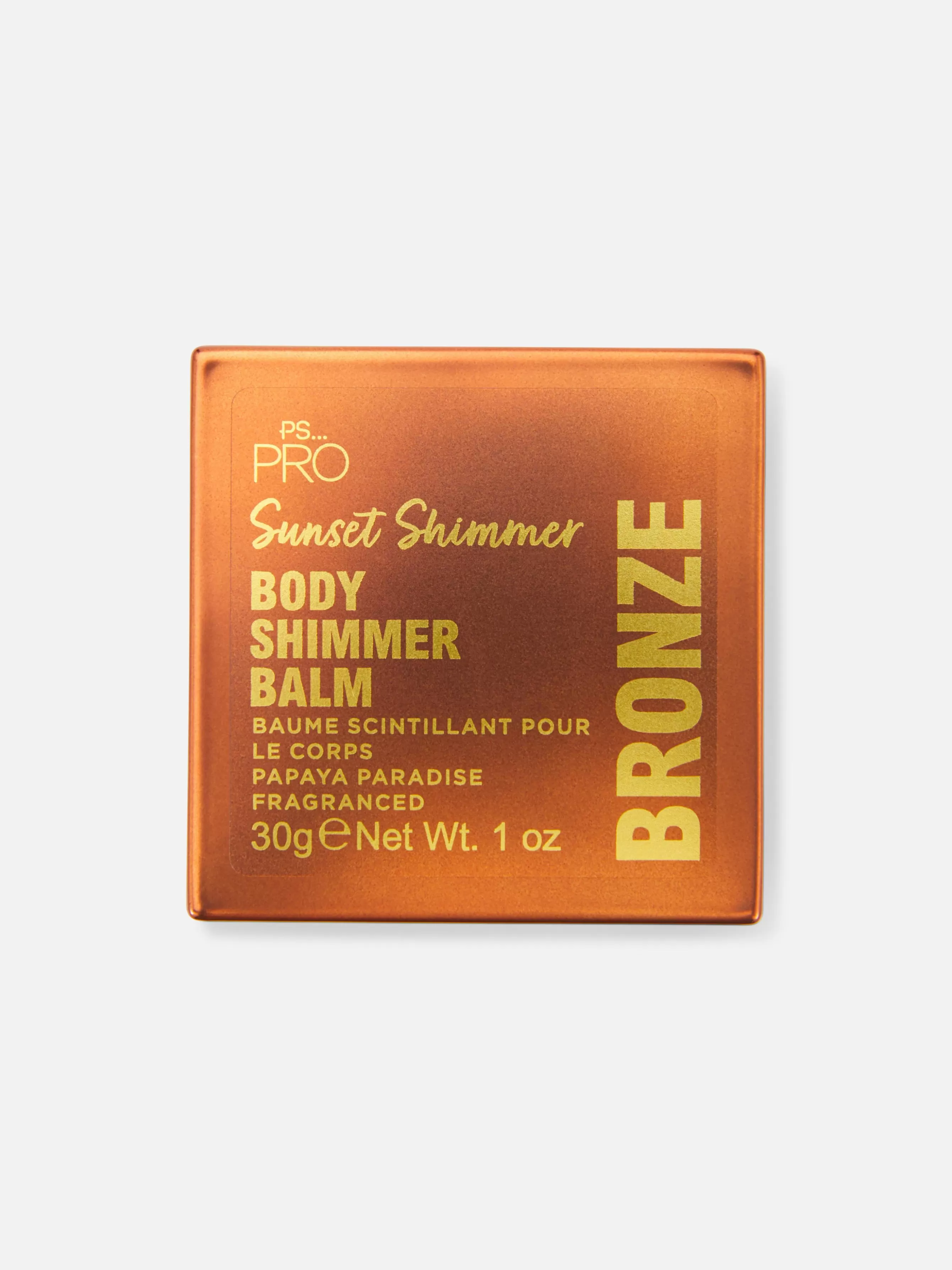 Store Primark PS... Baume Scintillant Pour Le Corps PS... Pro Doré