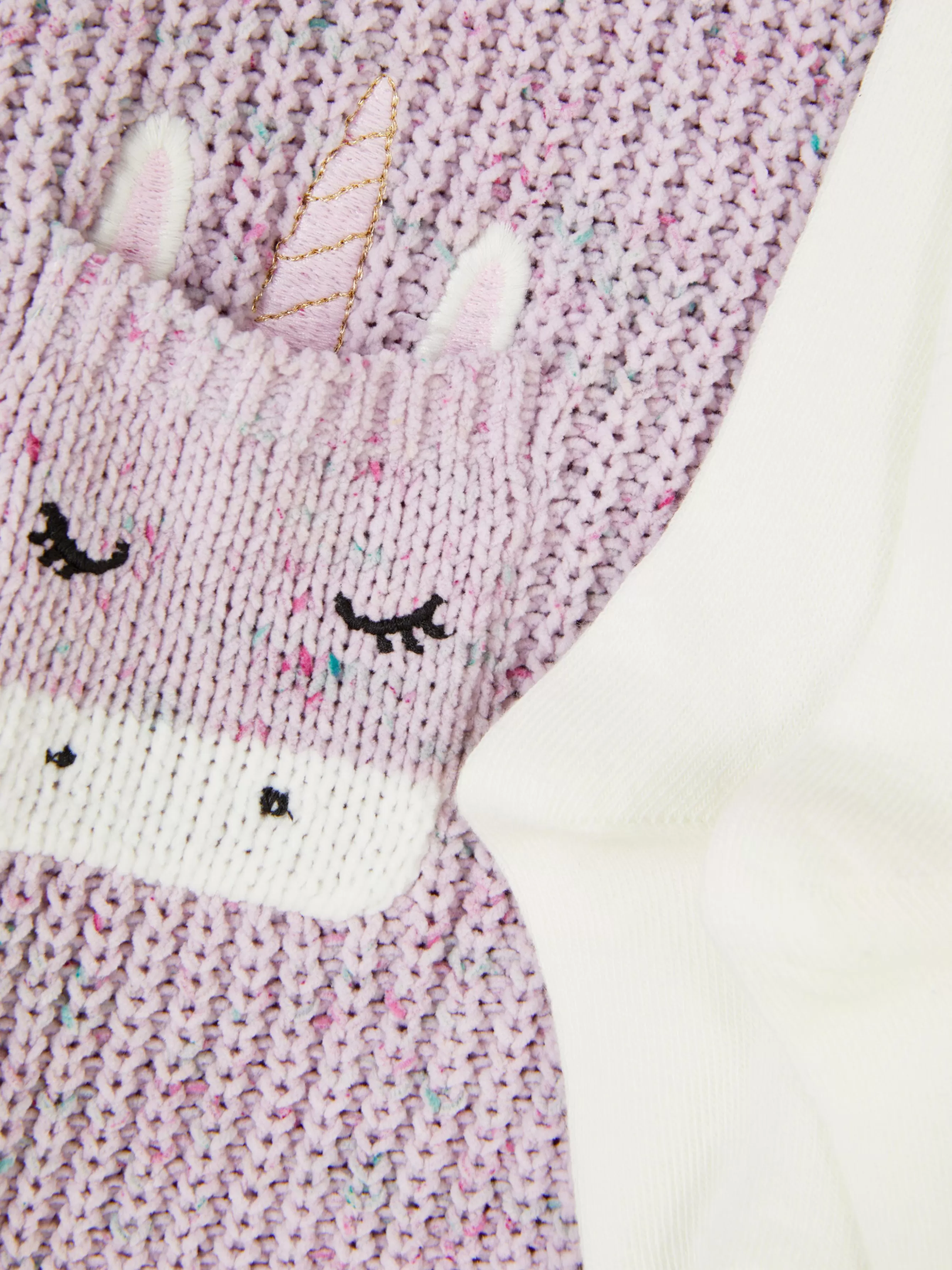 Best Sale Primark Robe-pull En Tricot Et Collants à Motif Licorne Multicolore