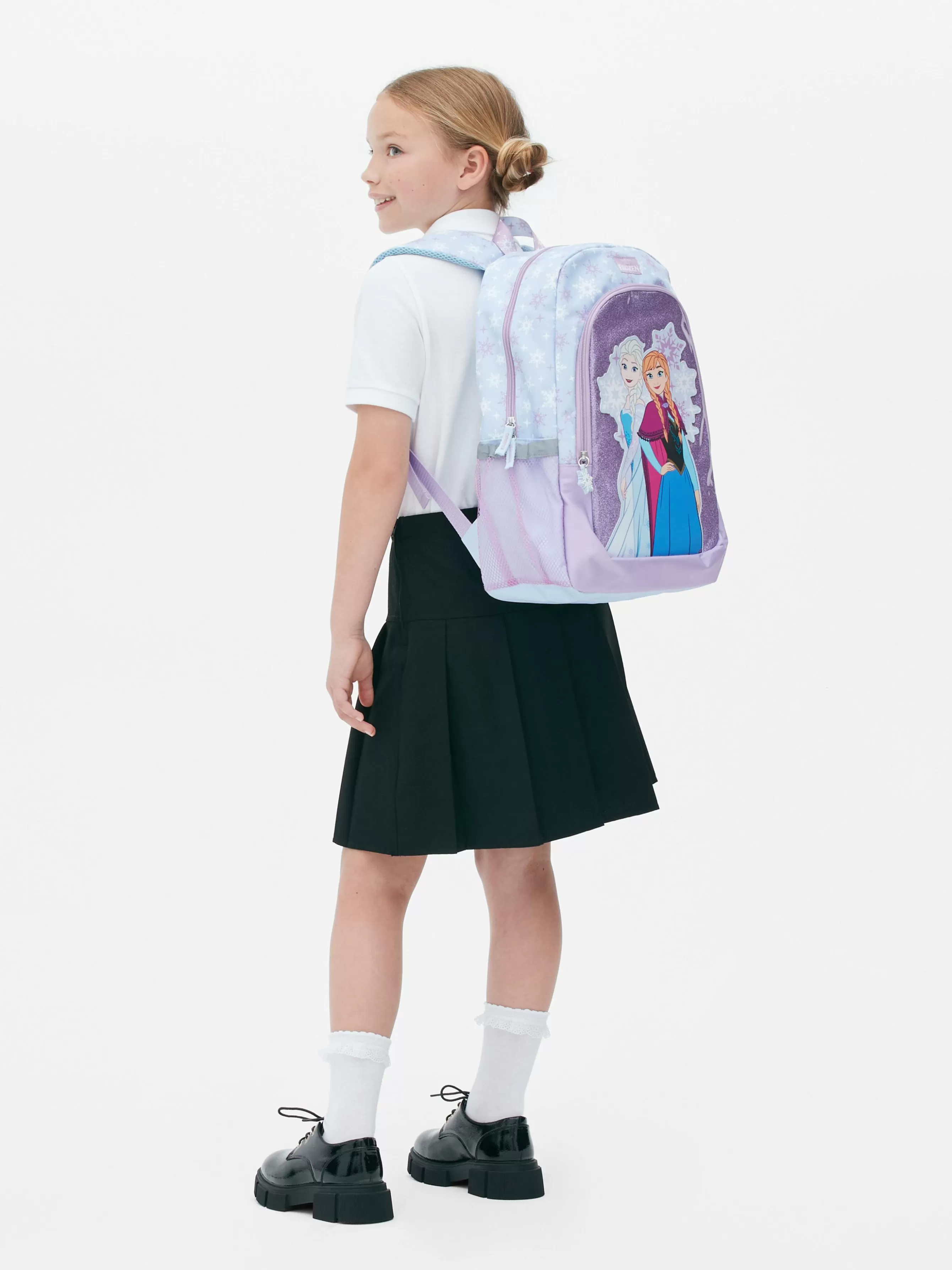Cheap Primark Sac à Dos Pour L'école à Paillettes Disney La Reine Des Neiges Lilas