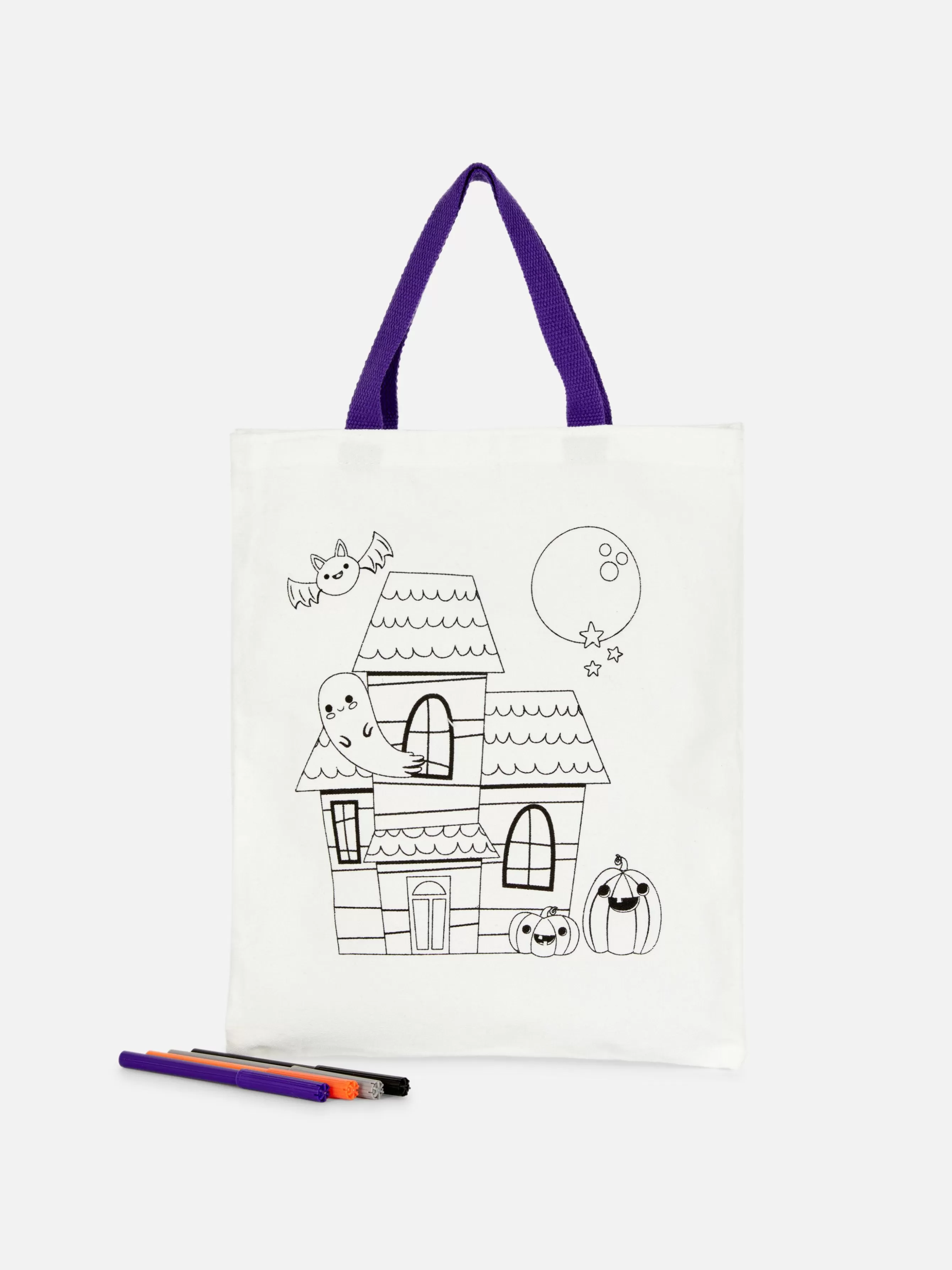 New Primark Sac à Friandises Coloré Pour Halloween Orange