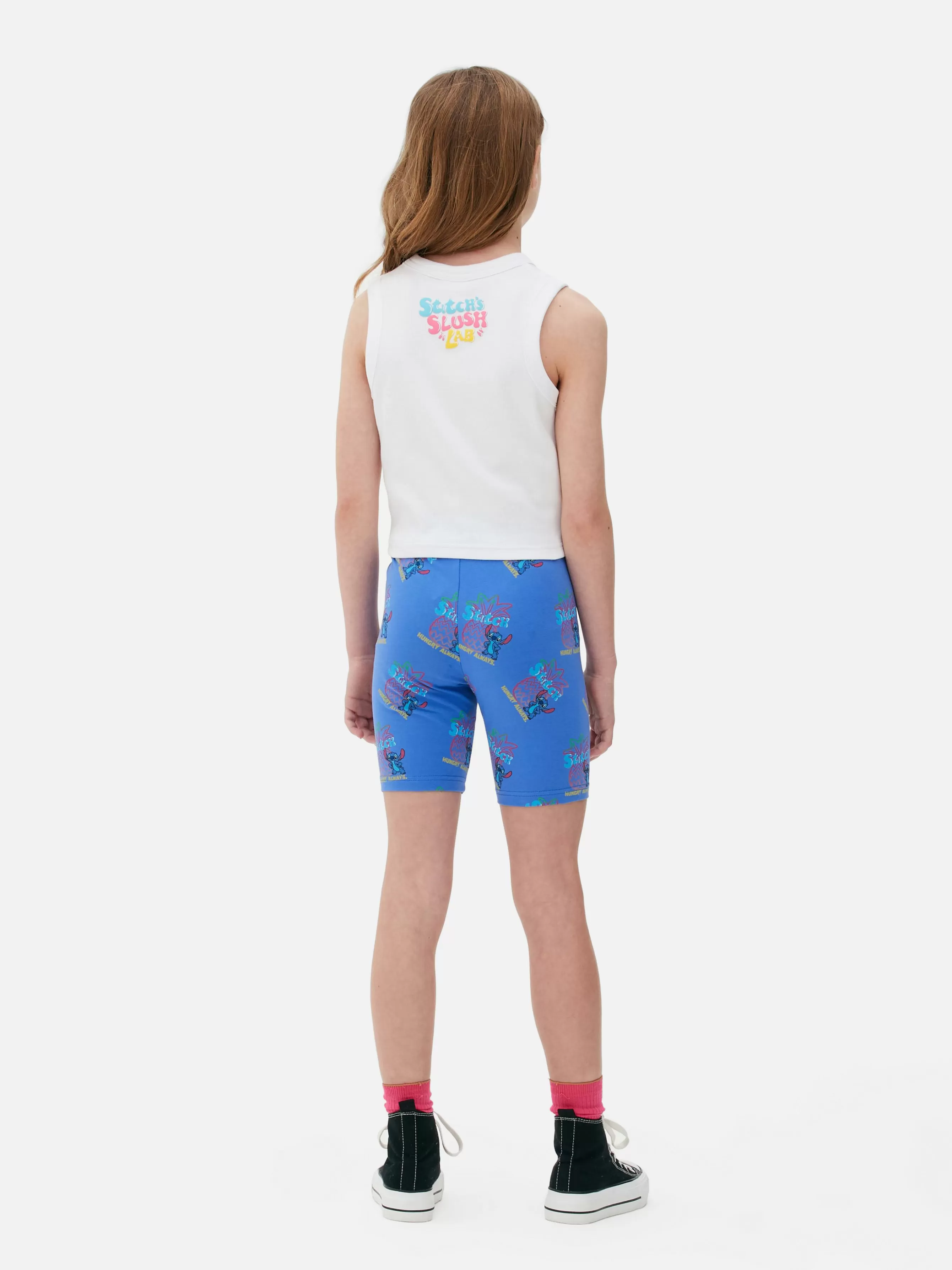 Clearance Primark Short Cycliste Disney Lilo & Stitch Multicolore