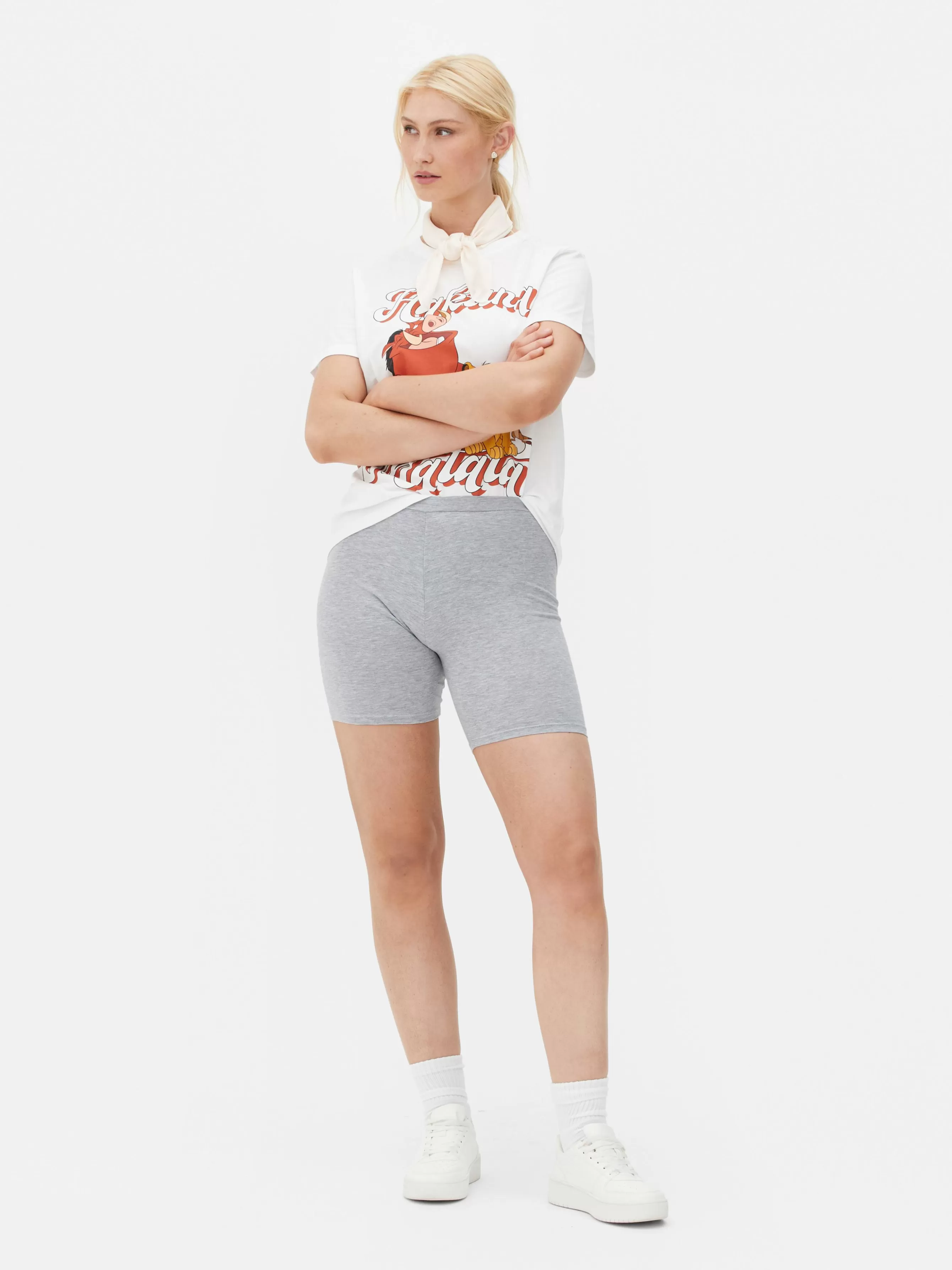 Flash Sale Primark Short Cycliste En Coton Gris
