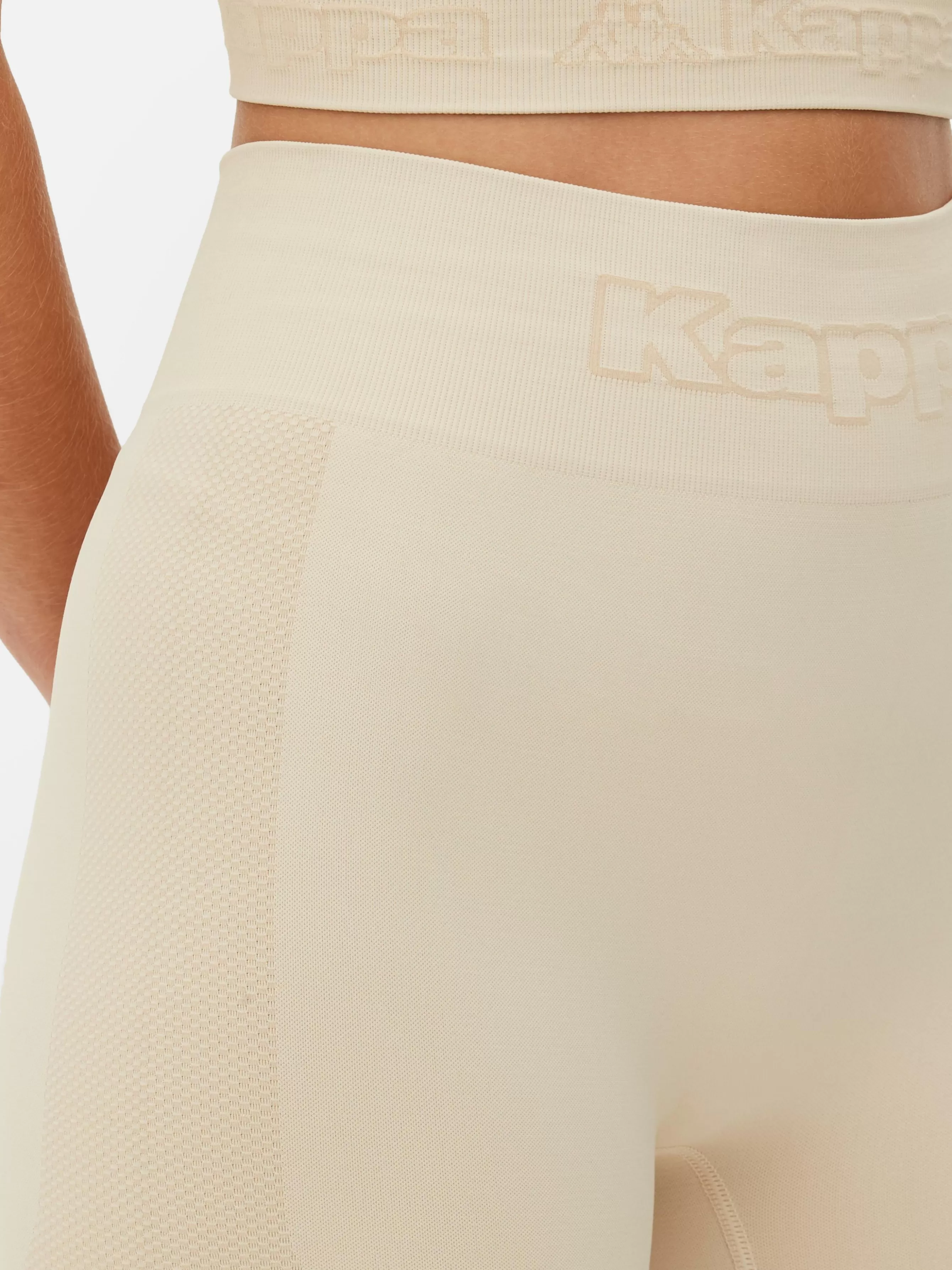 Best Primark Short De Yoga Sans Couture à Coordonner Kappa X Écru