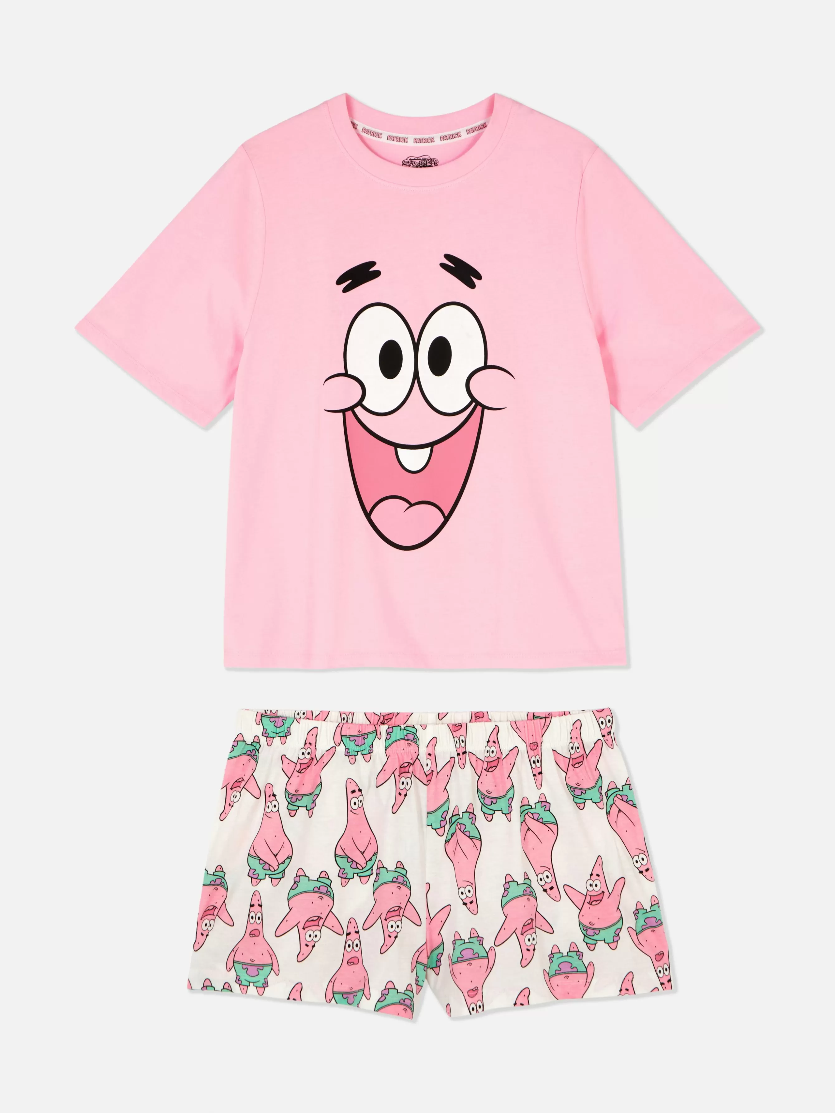 Flash Sale Primark Short Et T-shirt Femme Bob L'éponge Patrick étoile De Mer Pour Toute La Famille Rose