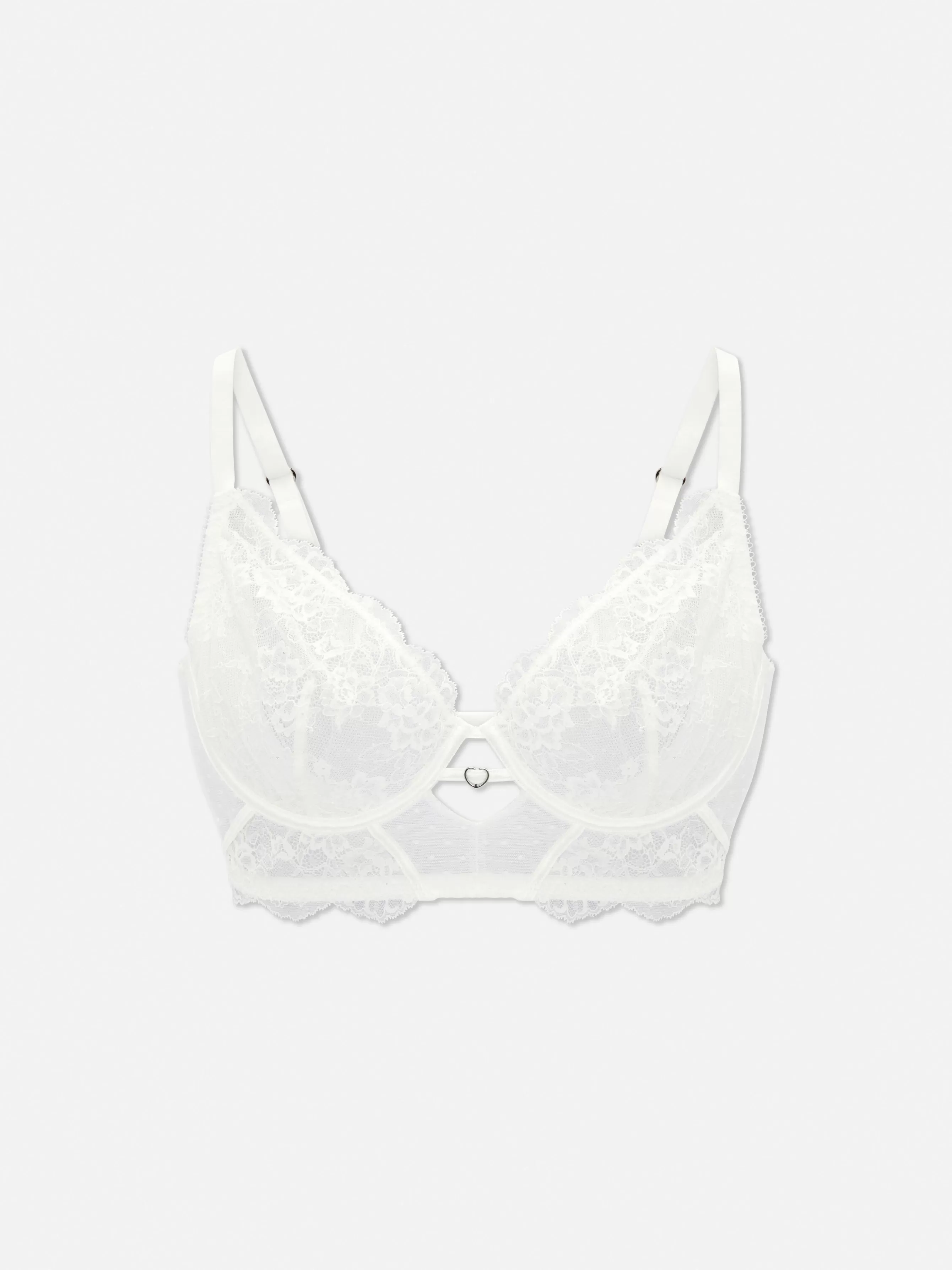 Best Sale Primark Soutien-gorge Bustier De Mariée En Dentelle Non Rembourré D-G Ivoire