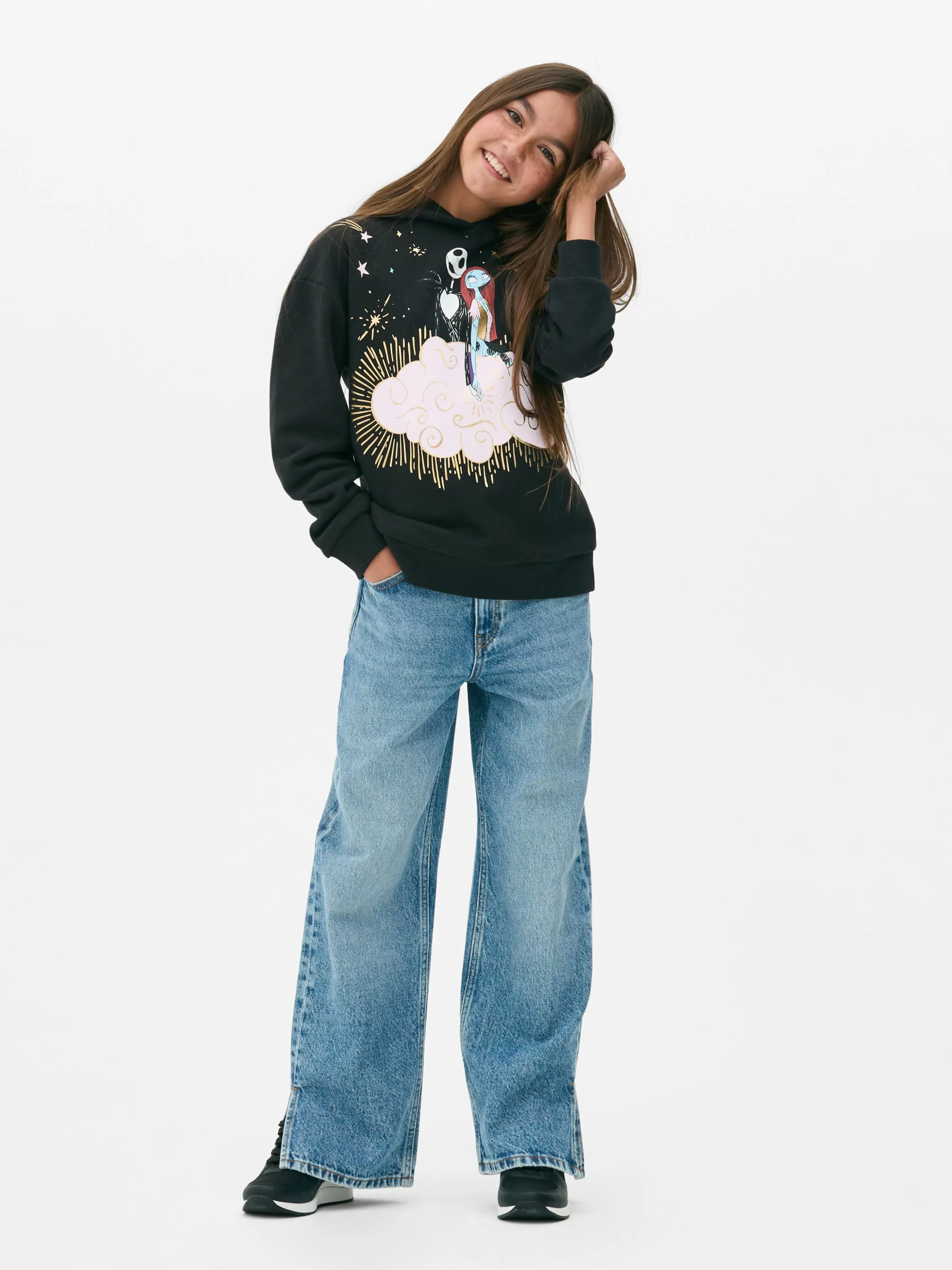 Store Primark Sweat à Capuche Disney L'Étrange Noël De Monsieur Jack De Tim Burton Noir