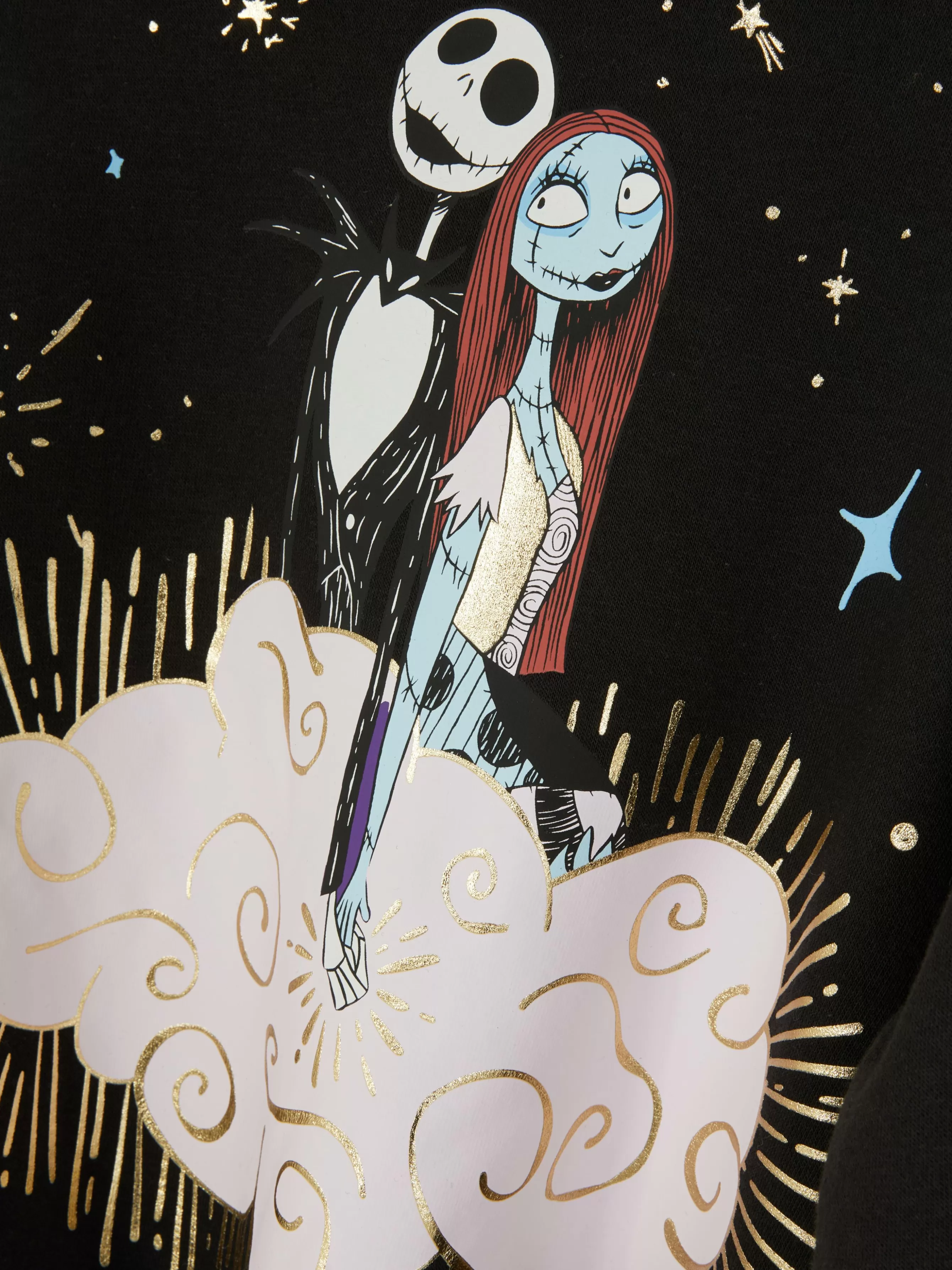 Store Primark Sweat à Capuche Disney L'Étrange Noël De Monsieur Jack De Tim Burton Noir
