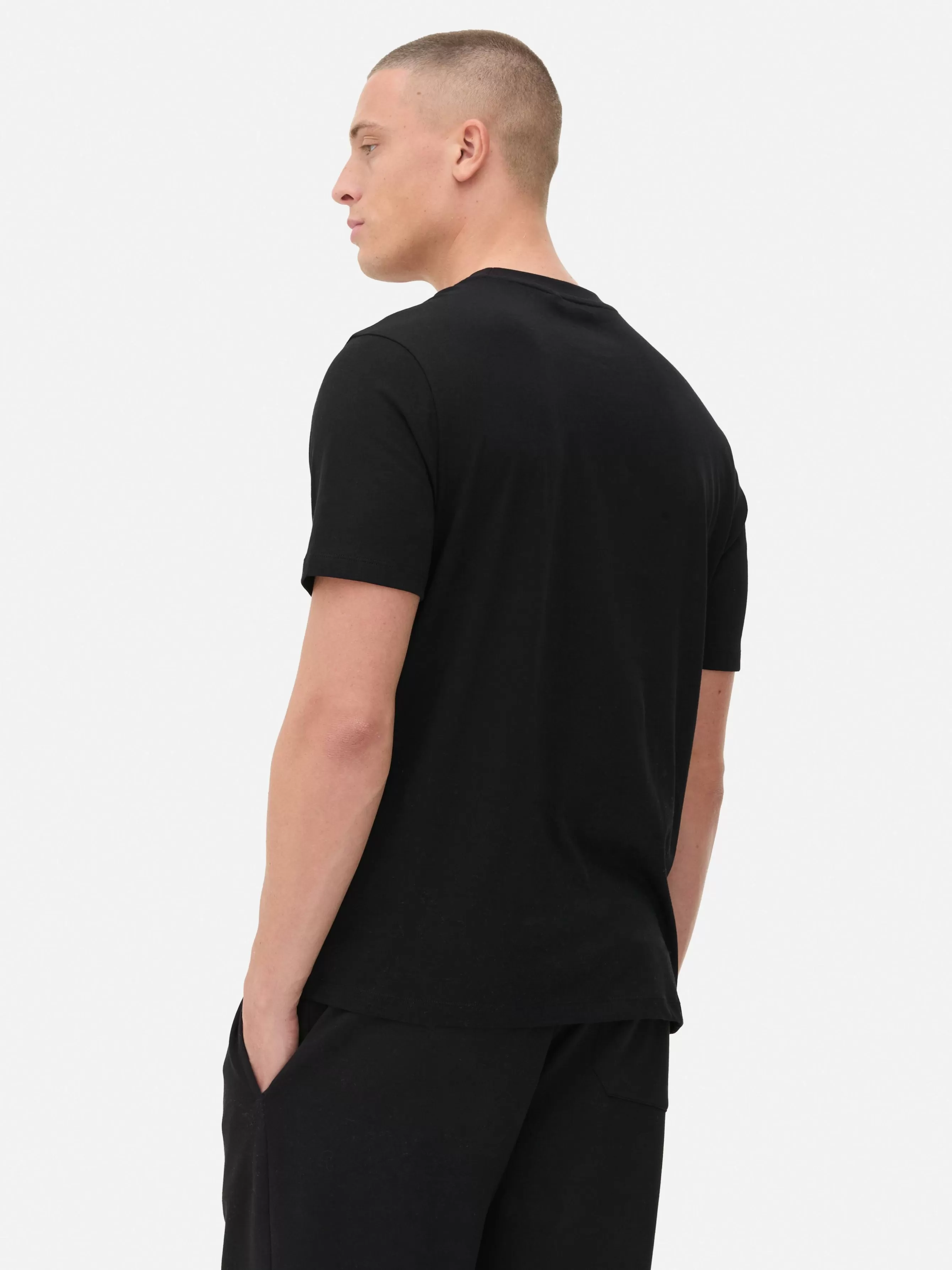 Fashion Primark T-shirt Disney L’Étrange Noël De Monsieur Jack De Tim Burton Noir